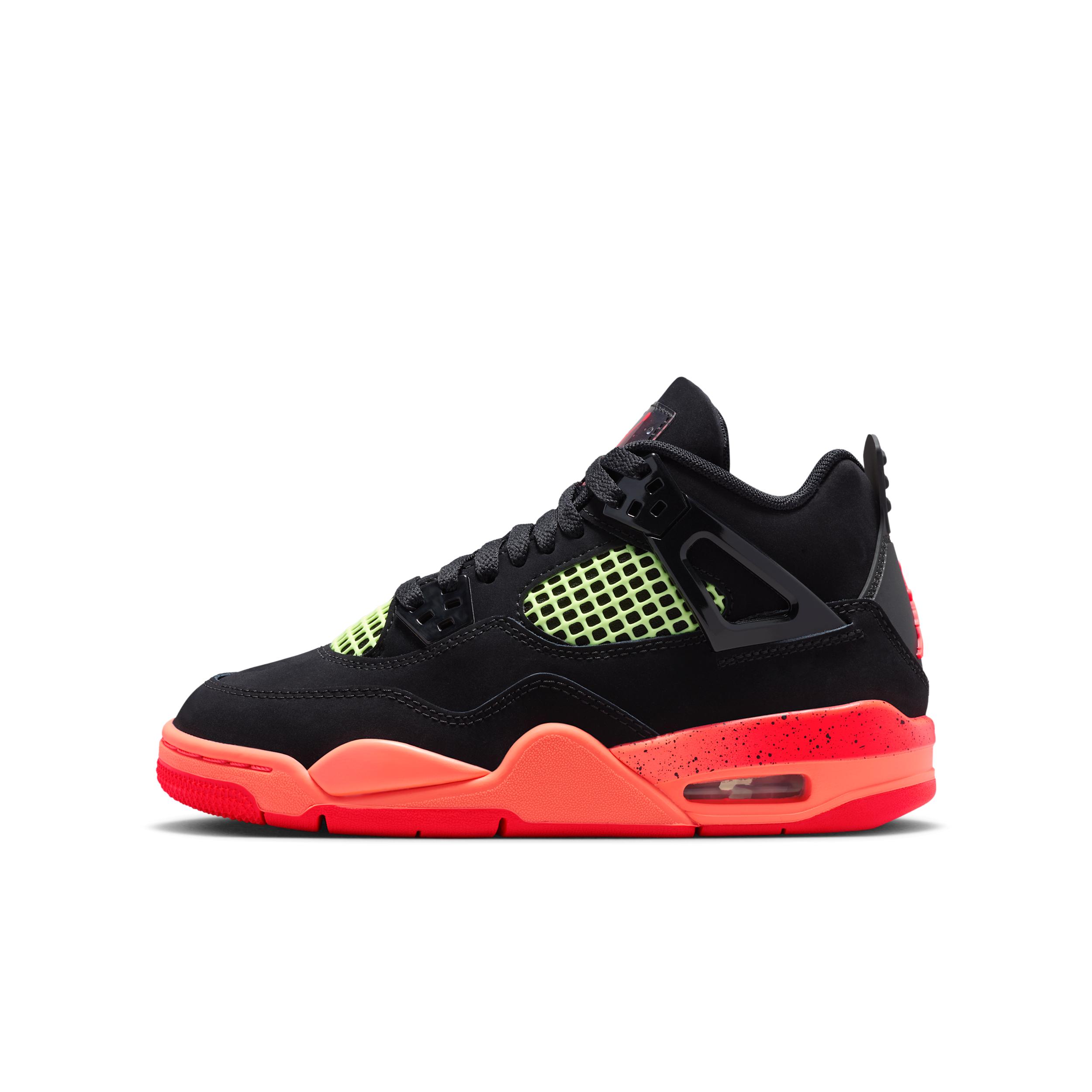 Air Jordan 4 Retro Big Kids' Shoes by JORDAN
