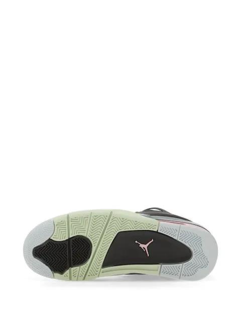 Air Jordan 4 lace-up leather sneakers by JORDAN