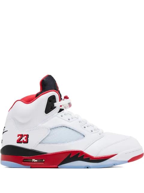 Air Jordan 5 "Fire Red/Black" sneakers by JORDAN