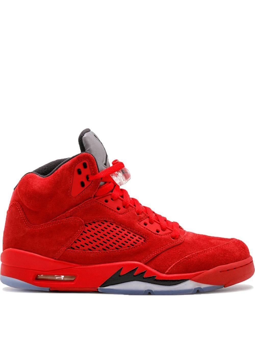 Air Jordan 5 Retro "Red Suede" sneakers by JORDAN