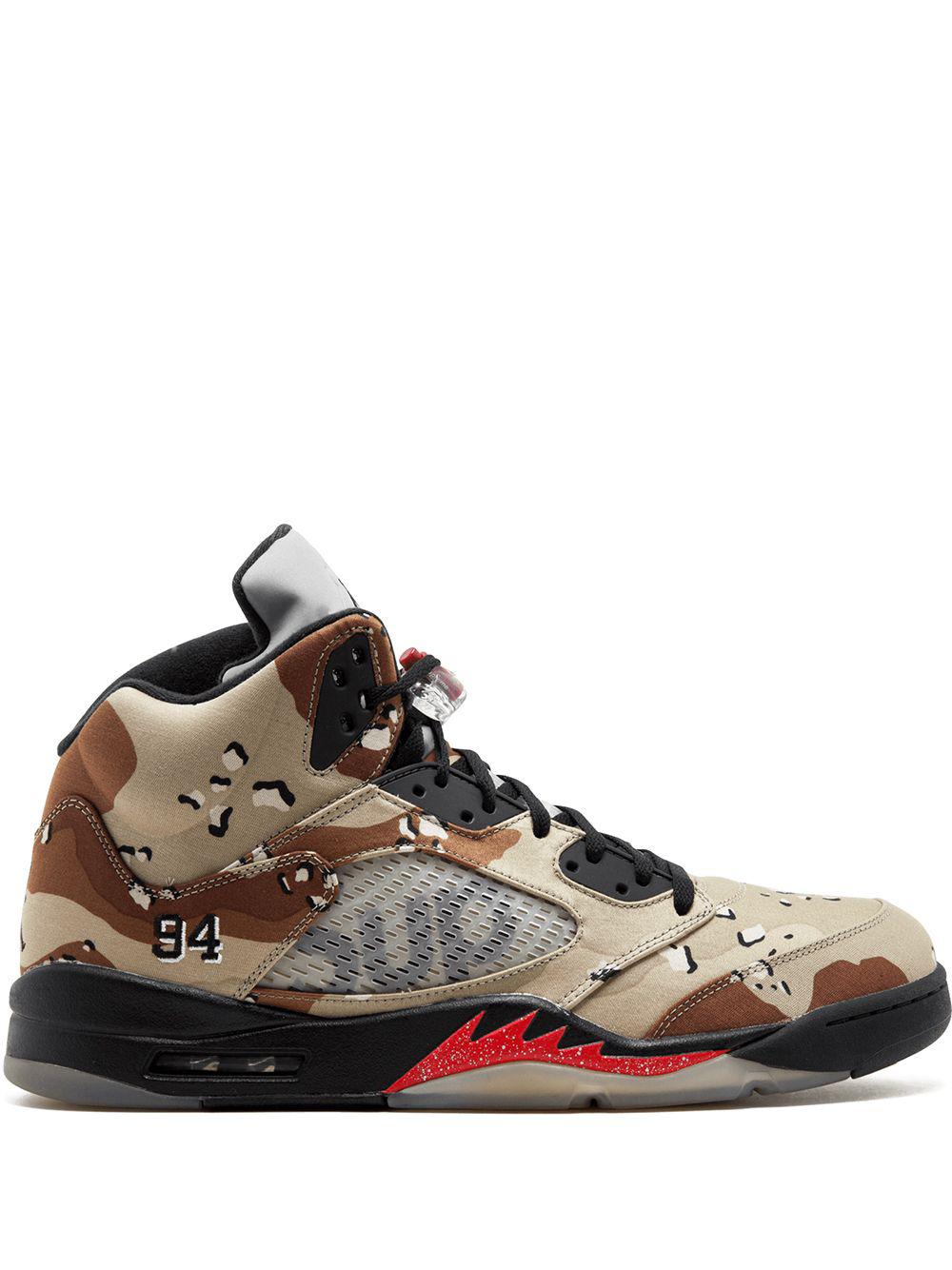 Air Jordan 5 Retro Supreme "Camo" sneakers by JORDAN