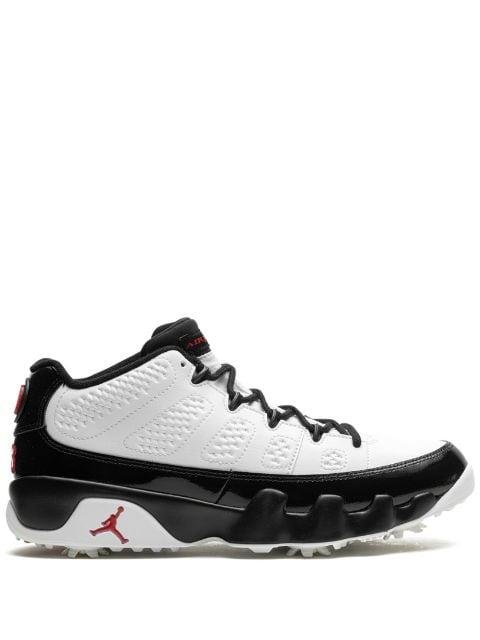 Air Jordan 9 "White Black" golf shoes by JORDAN
