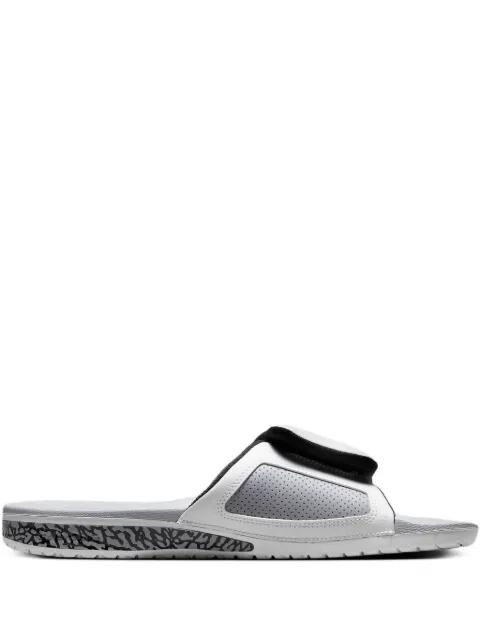 Air Jordan Hydro 3 Retro "White Cement" slides by JORDAN