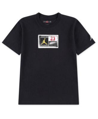 Big Boys' 8-20 Stencil Tag Short-Sleeve T-Shirt by JORDAN