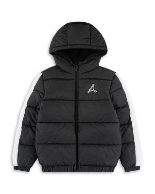 Boys' Color Blocked Hooded Puffer Jacket - Big Kid by JORDAN