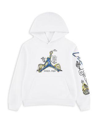 Boys' Detail Bling Ring Pullover Hoodie - Big Kid by JORDAN