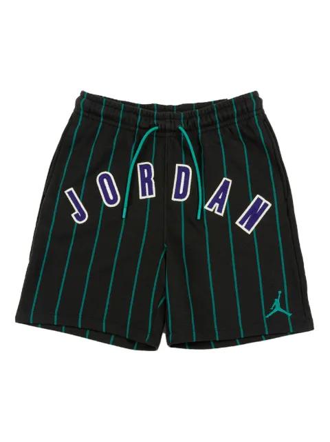 Brooklyn pinstriped track shorts by JORDAN