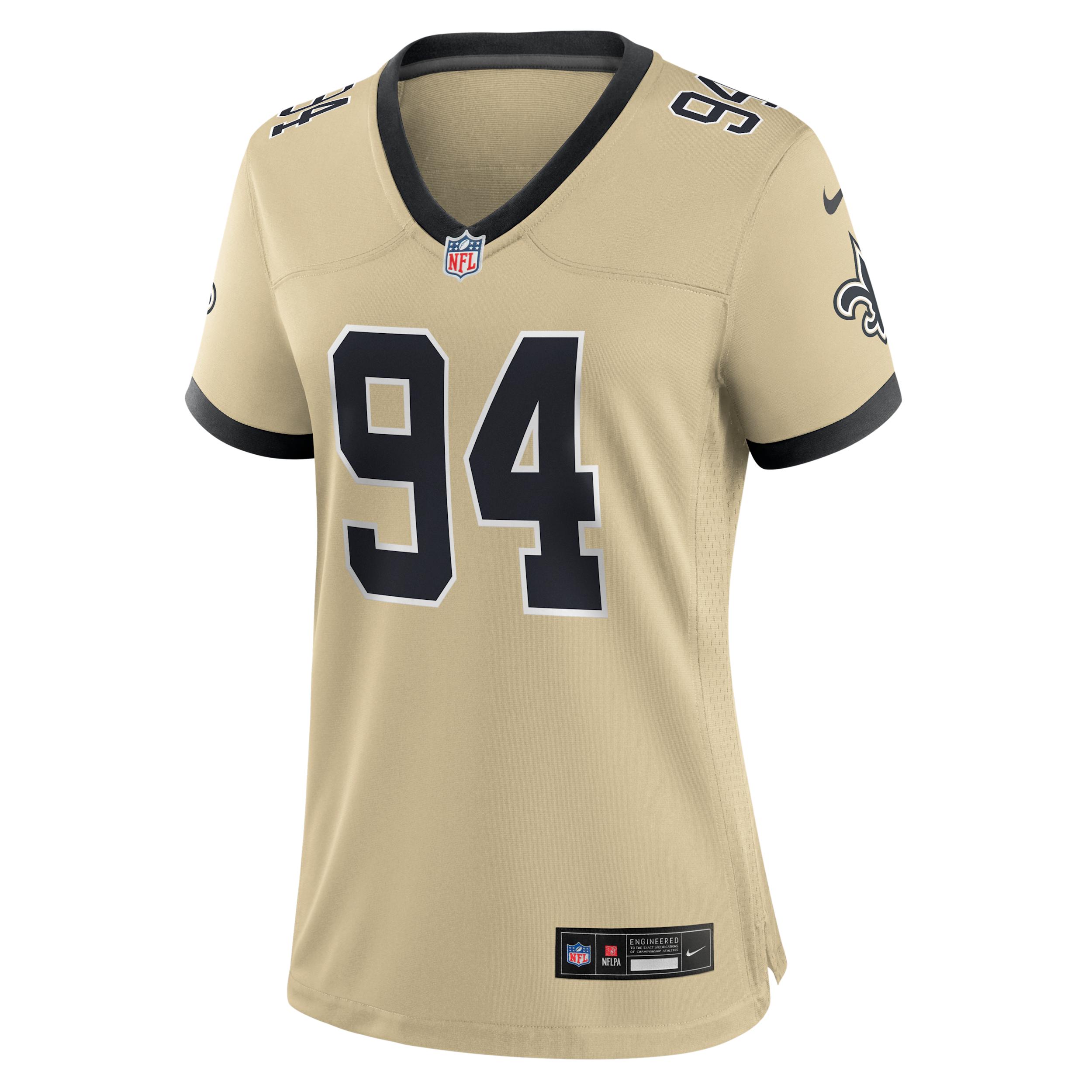 Cameron Jordan New Orleans Saints Womenâs Nike Women's NFL Game Jersey by JORDAN