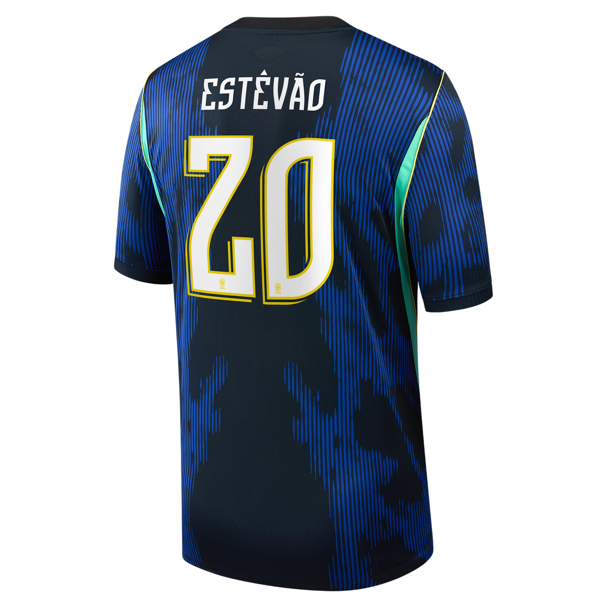 EstÃªvÃ£o Brazil National Team 2026 Stadium Away Big Kids' Jordan Dri-FIT Soccer Jersey by JORDAN