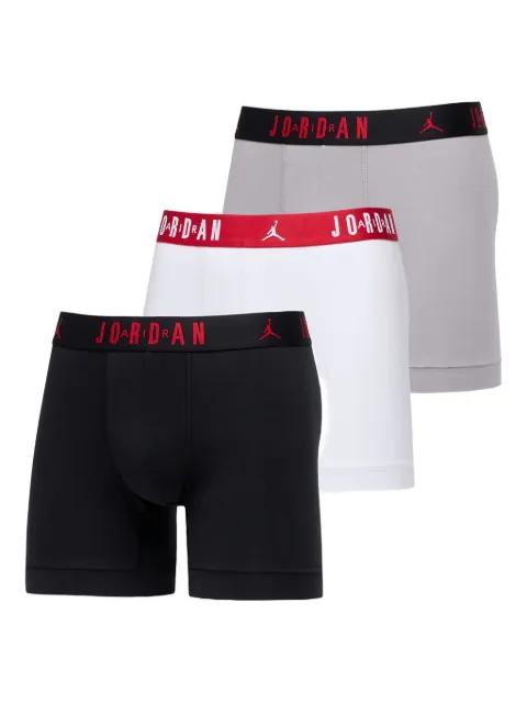 Flight logo-waistband boxer briefs (pack of three) by JORDAN
