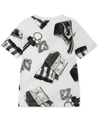 Girls' 7-16 Bold Print Jersey Relaxed Fit T-Shirt by JORDAN