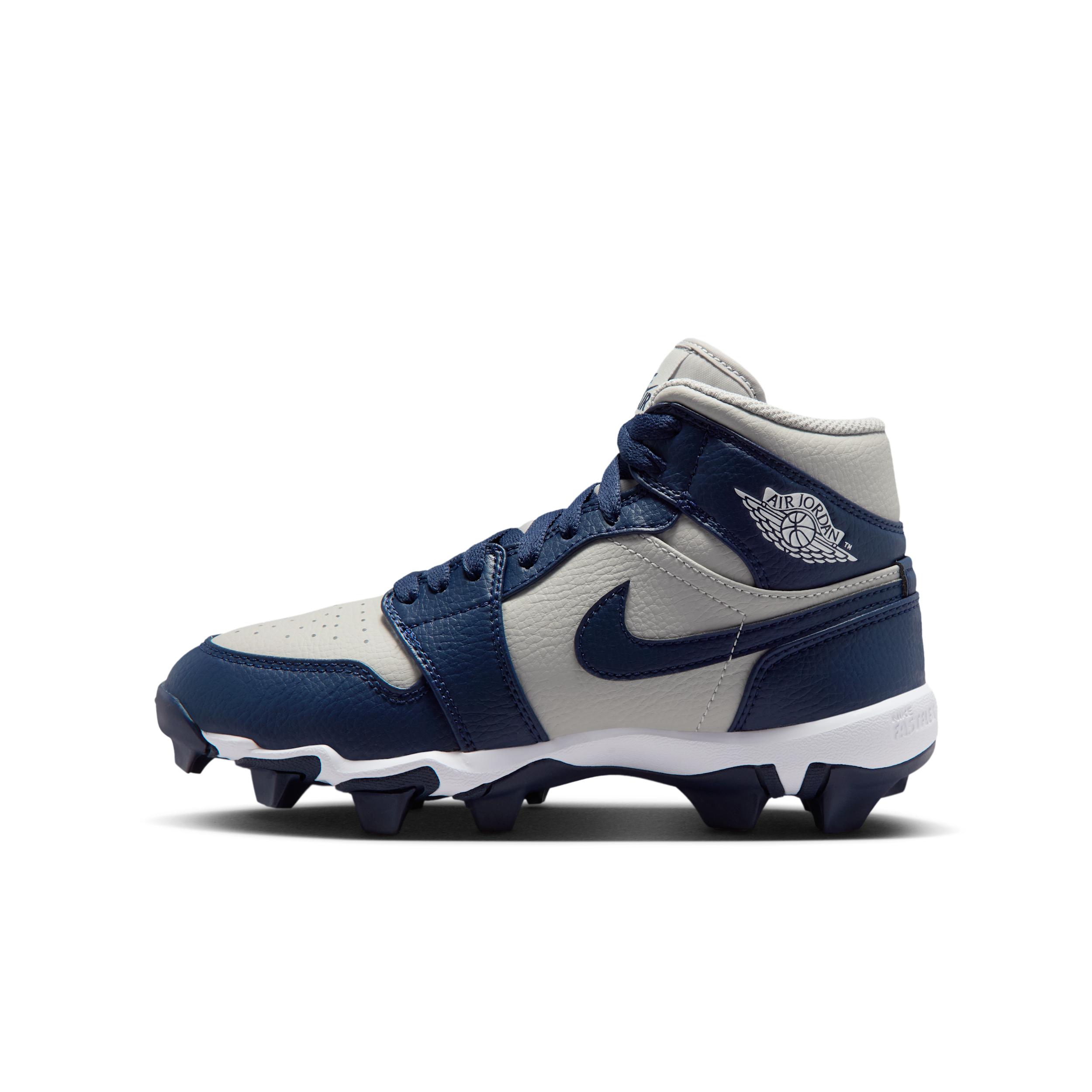 Jordan 1 Mid Little/Big Kids' Cleats by JORDAN