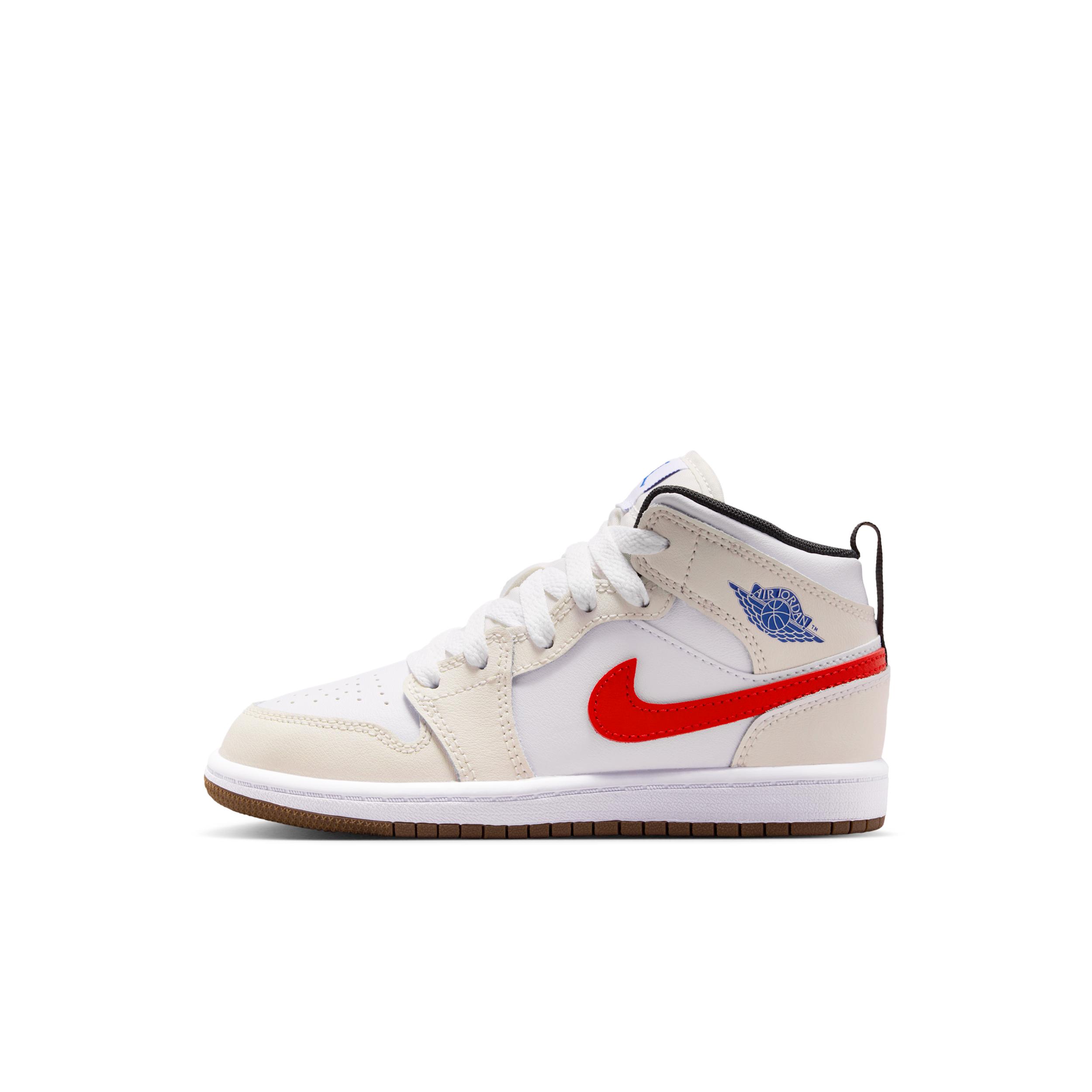 Jordan 1 Mid Little Kids' Shoes by JORDAN
