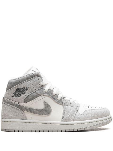 Jordan 1 Mid "Neutral Grey Sail" sneakers by JORDAN
