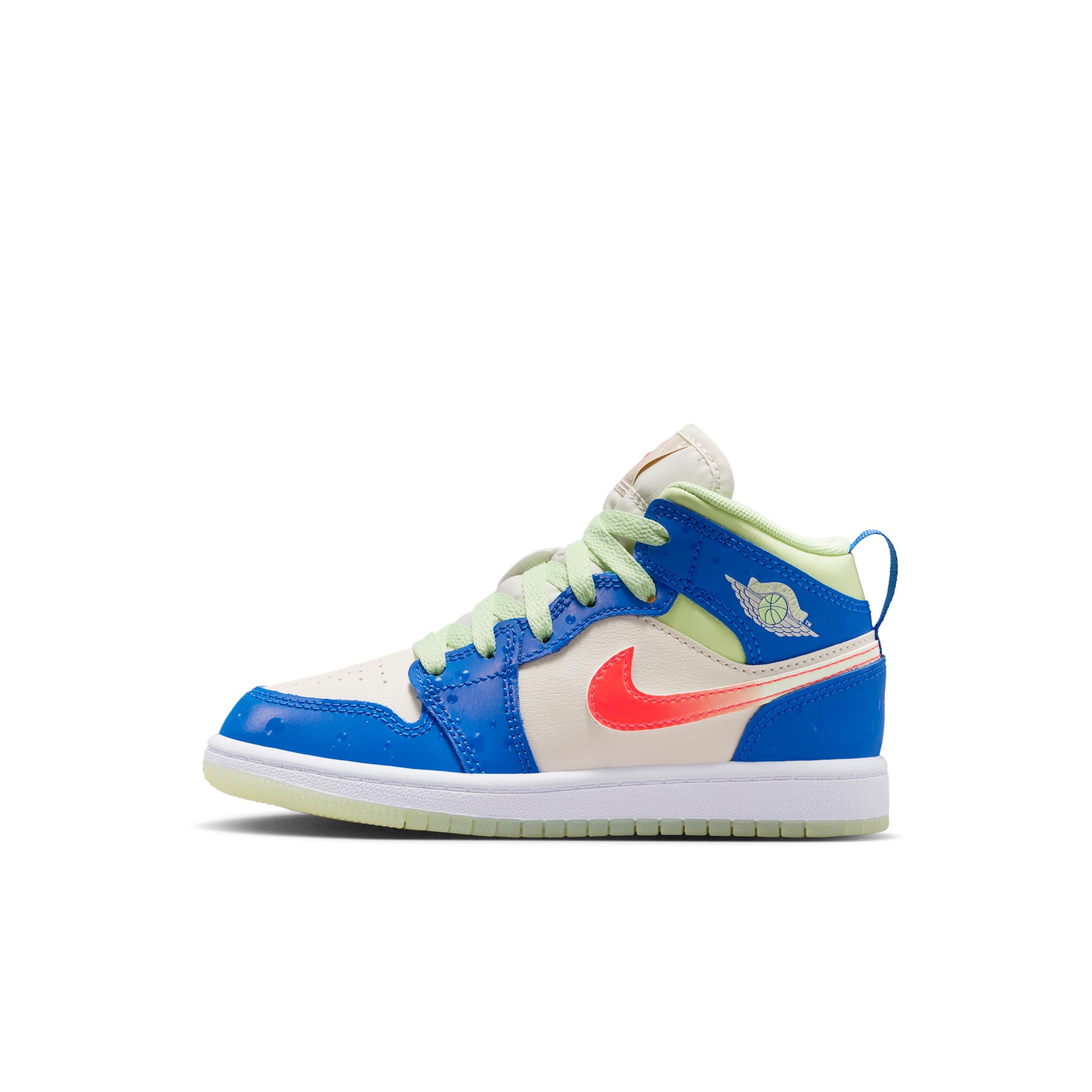 Jordan 1 Mid SE Little Kids' Shoes by JORDAN