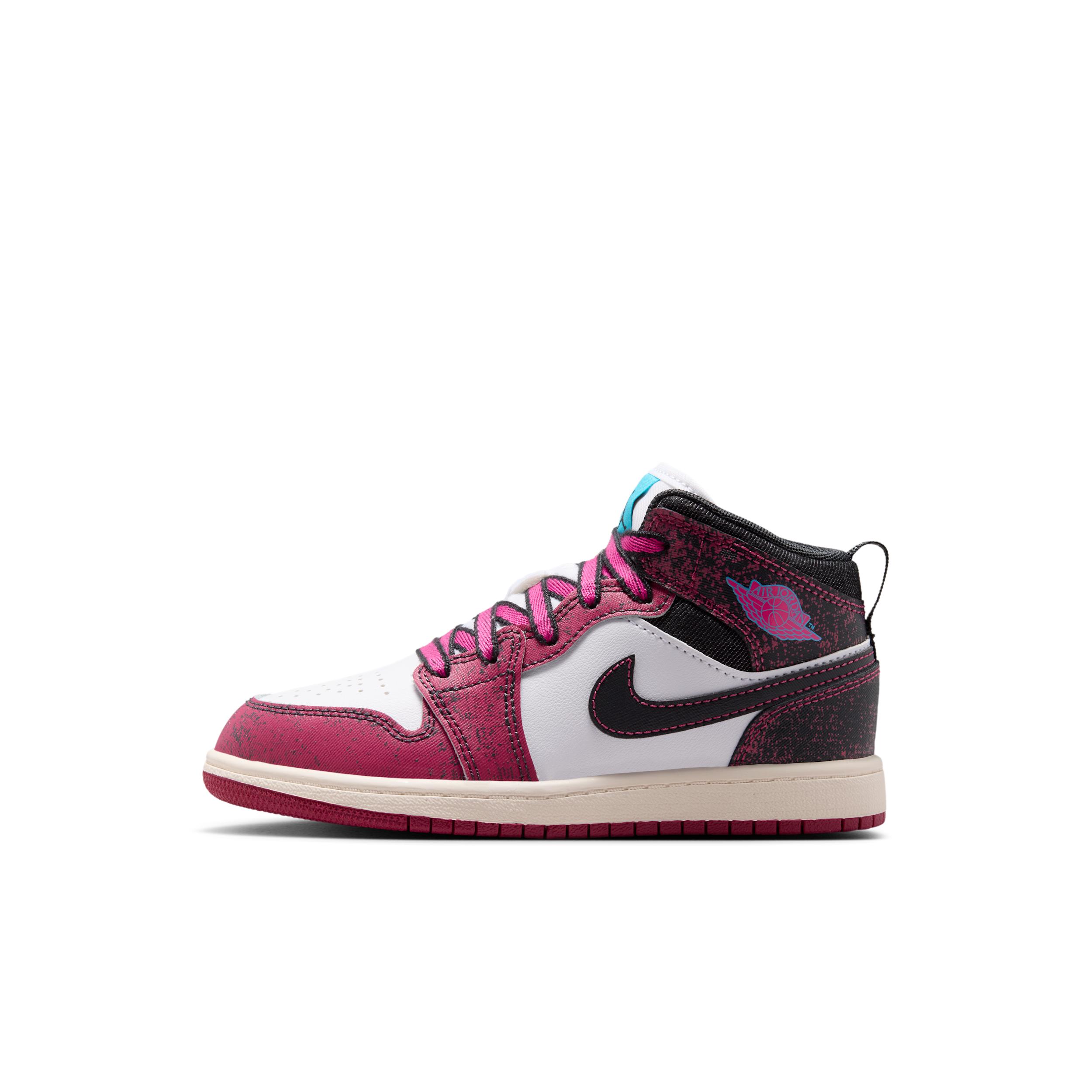 Jordan 1 Mid SE Little Kids' Shoes by JORDAN