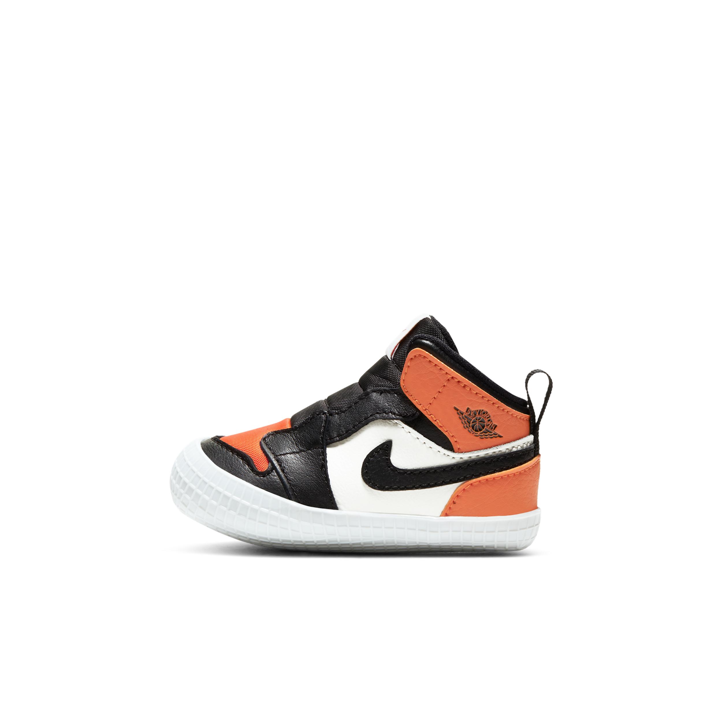 Jordan 1 "Shattered Backboard" Baby Crib Bootie by JORDAN Jordan 1 "Shattered Backboard" Baby Crib Bootie by JORDAN