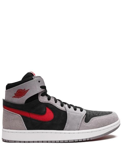 Jordan 1 Zoom Air Comfort 2 "Black/Fire Red/ Cement" sneakers by JORDAN