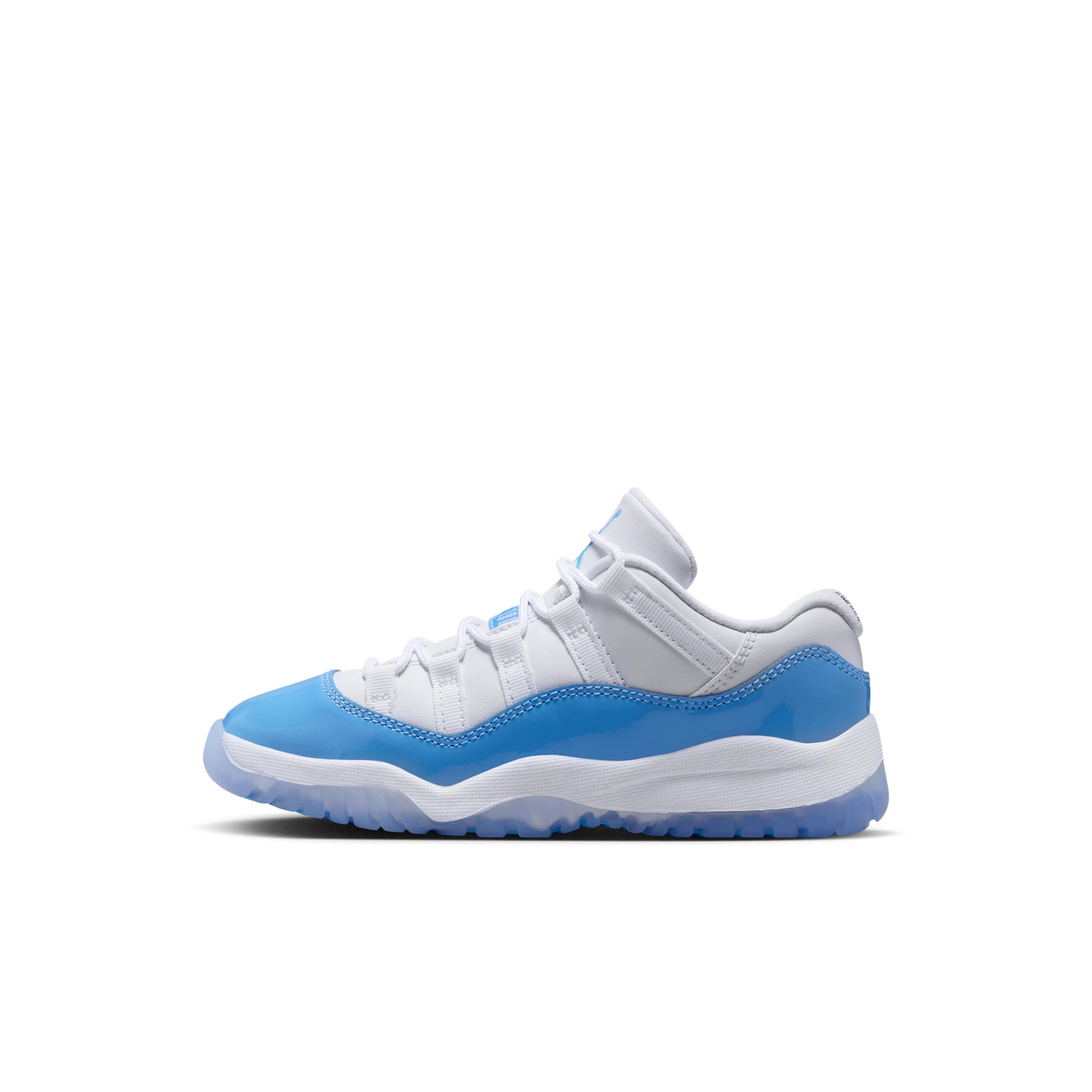 Jordan 11 Retro Low "University Blue" Little Kids' Shoes by JORDAN