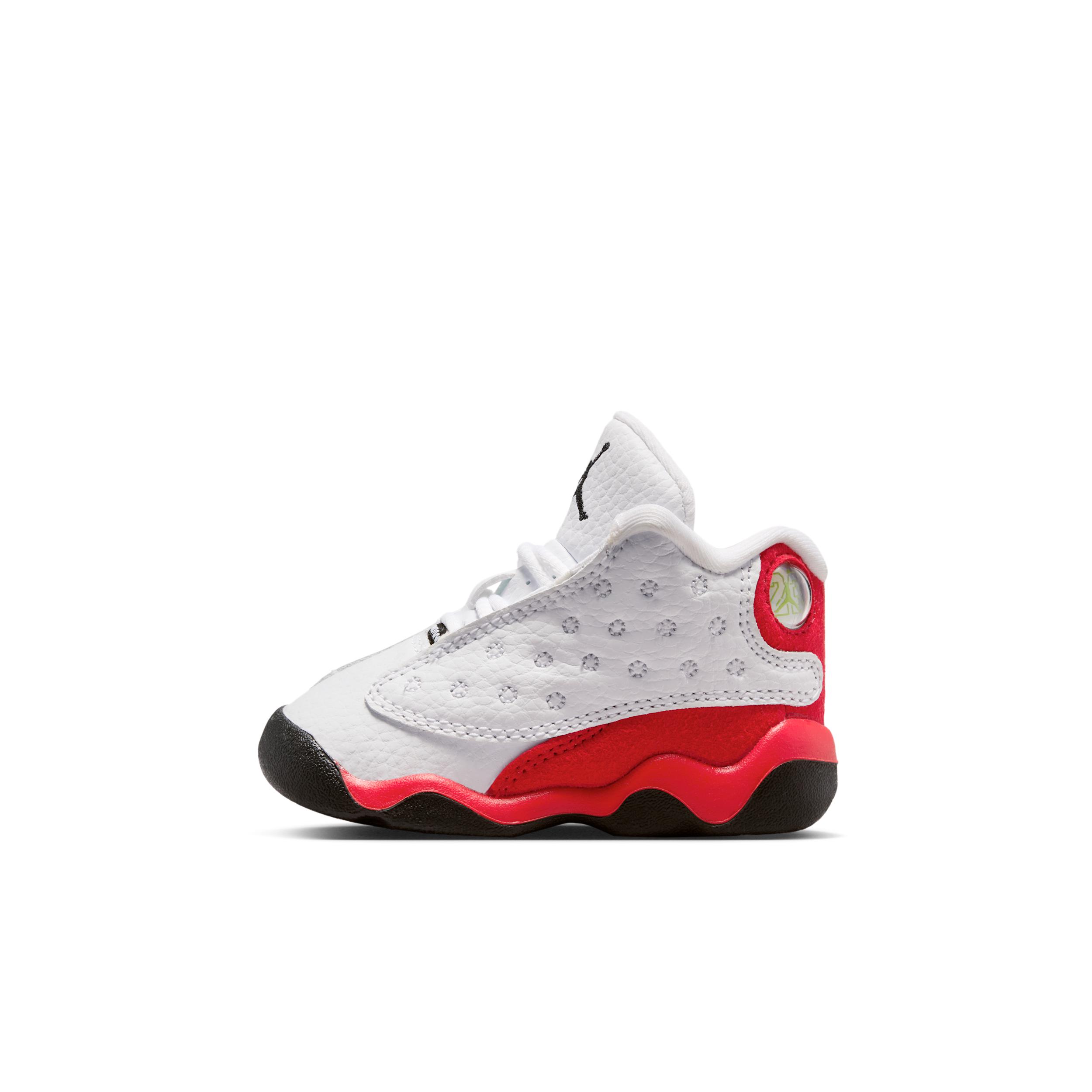 Jordan 13 Retro "White and University Red" Infant/Toddler Shoes by JORDAN