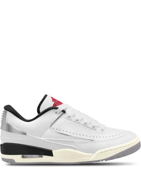 Jordan 2/3 "White/Black/Metallic Silver" sneakers by JORDAN