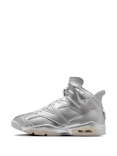 Jordan 6 Retro PSG Paris Saint-Germain leather sneakers by JORDAN