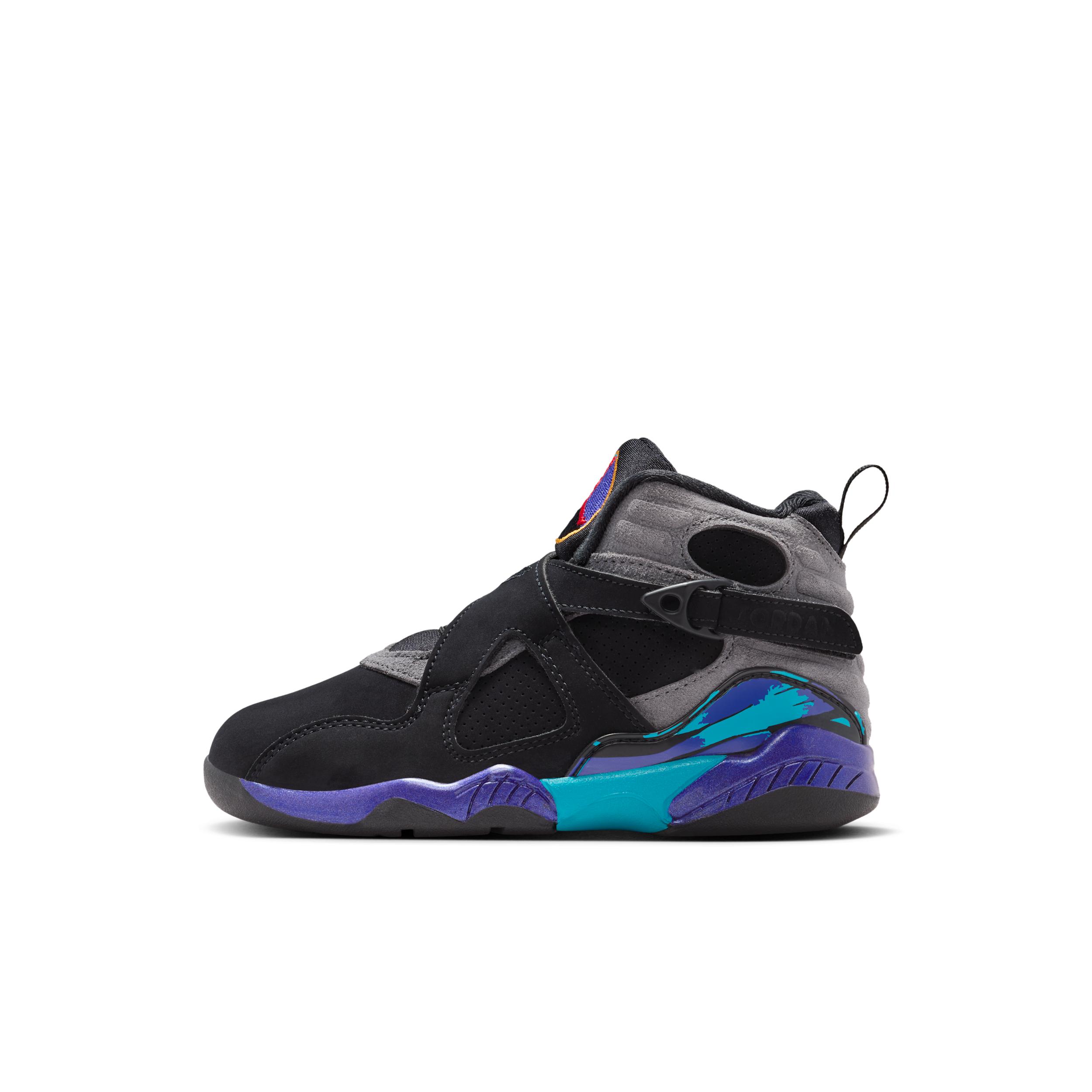 Jordan 8 Retro "Aqua" Little Kids' Shoes by JORDAN