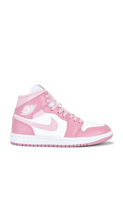 Jordan Air Jordan 1 Mid Sneaker in Pink by JORDAN