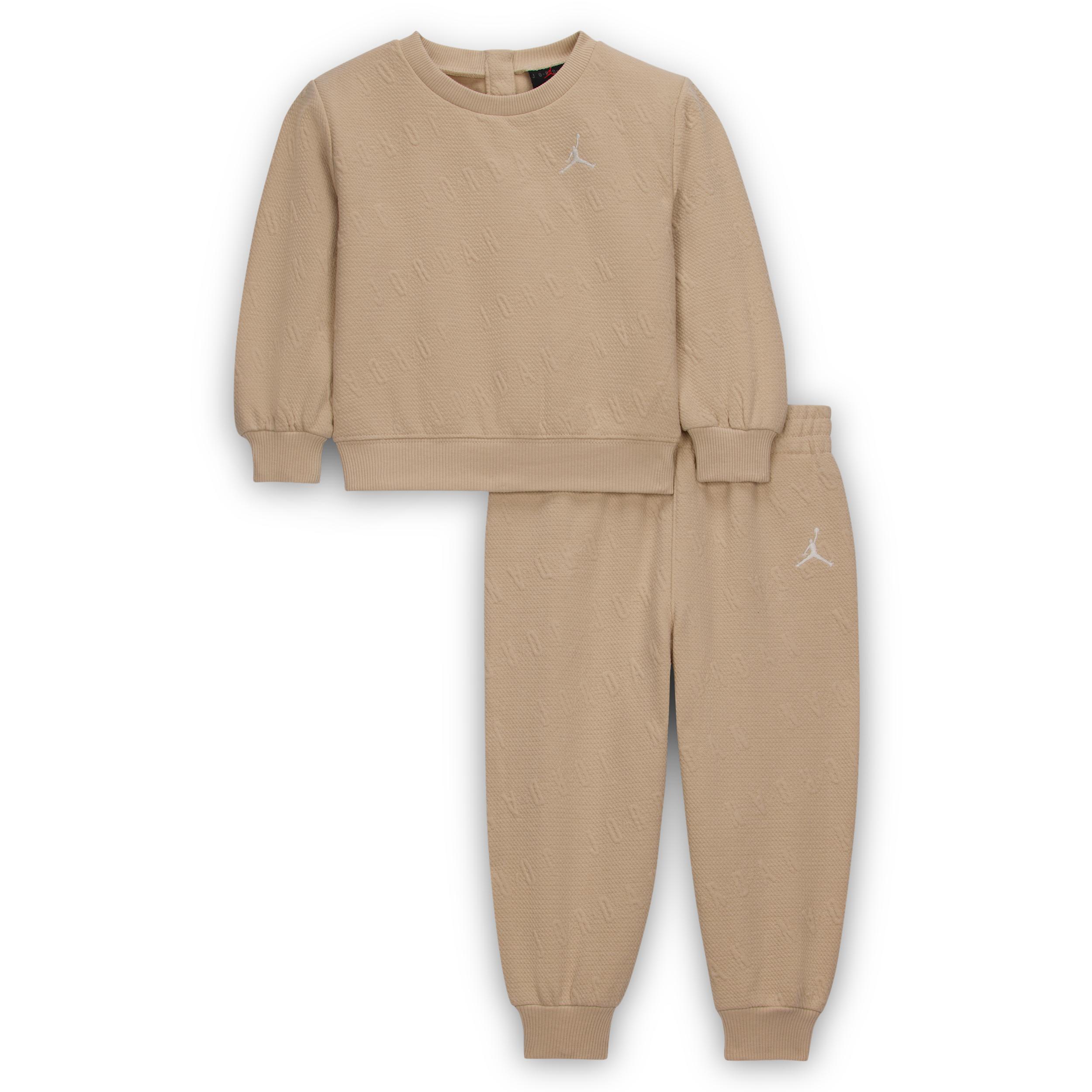 Jordan Baby (12-24M) 2-Piece Bubble Knit Crew Set by JORDAN