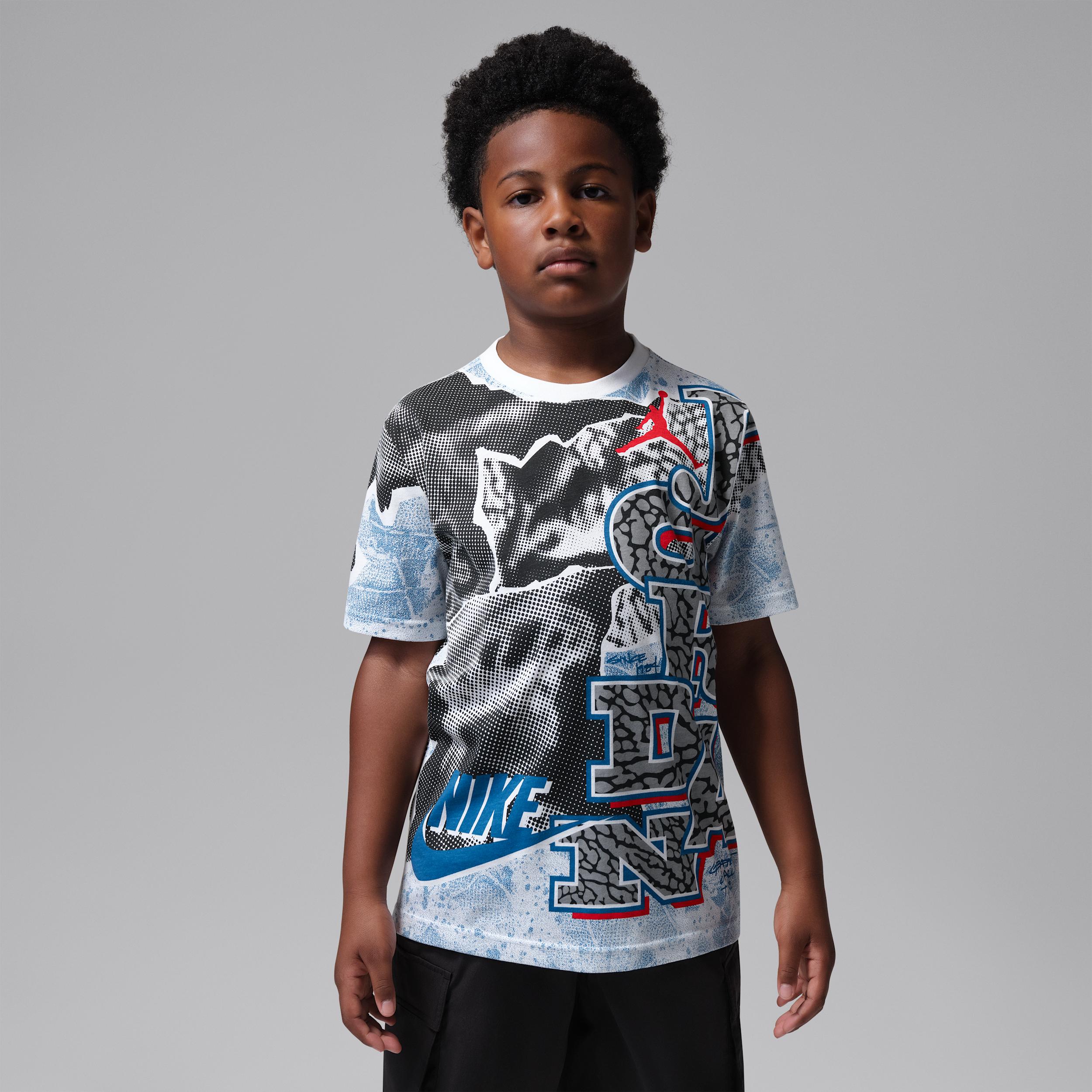 Jordan Big Kids' AJ3 True Blue Retro T-Shirt by JORDAN