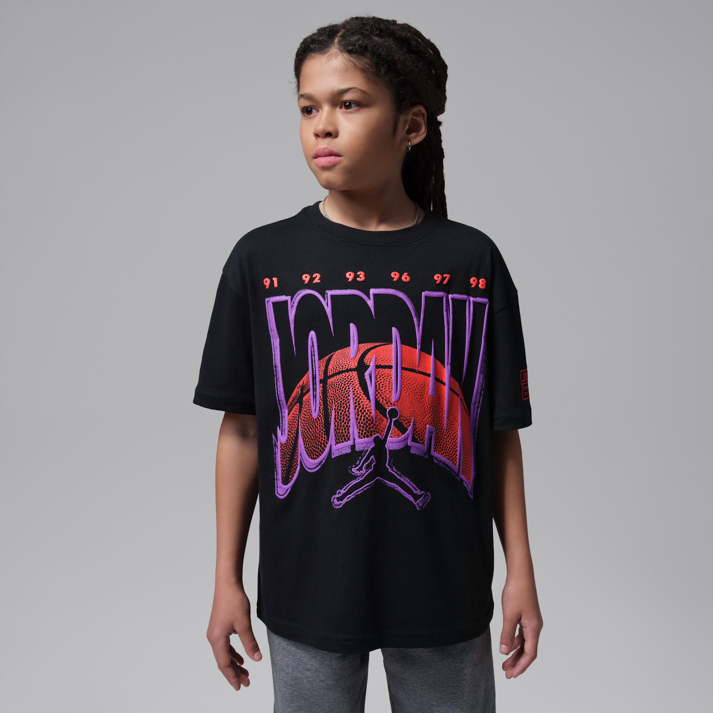 Jordan Big Kids' Ball World T-Shirt by JORDAN