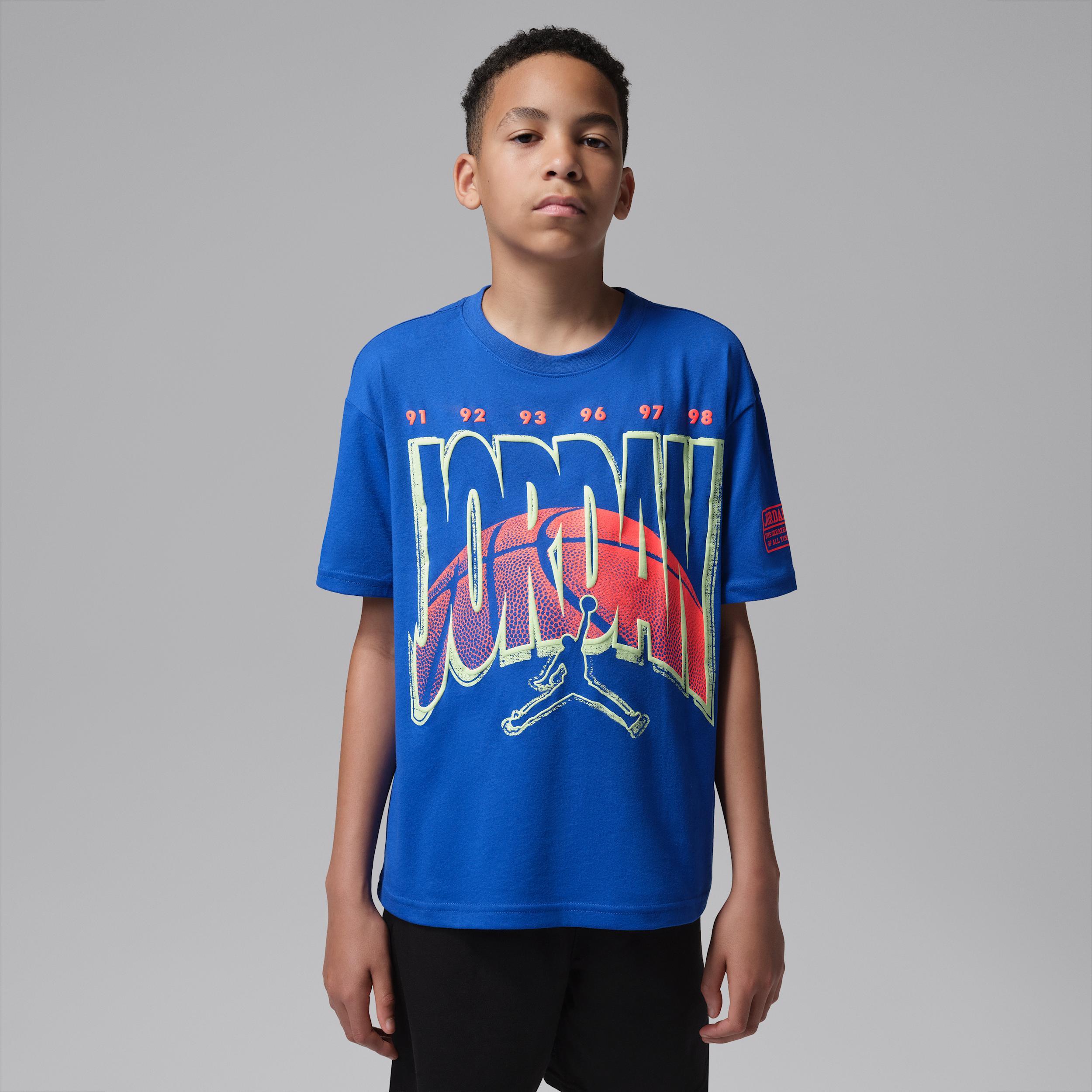 Jordan Big Kids' Ball World T-Shirt by JORDAN