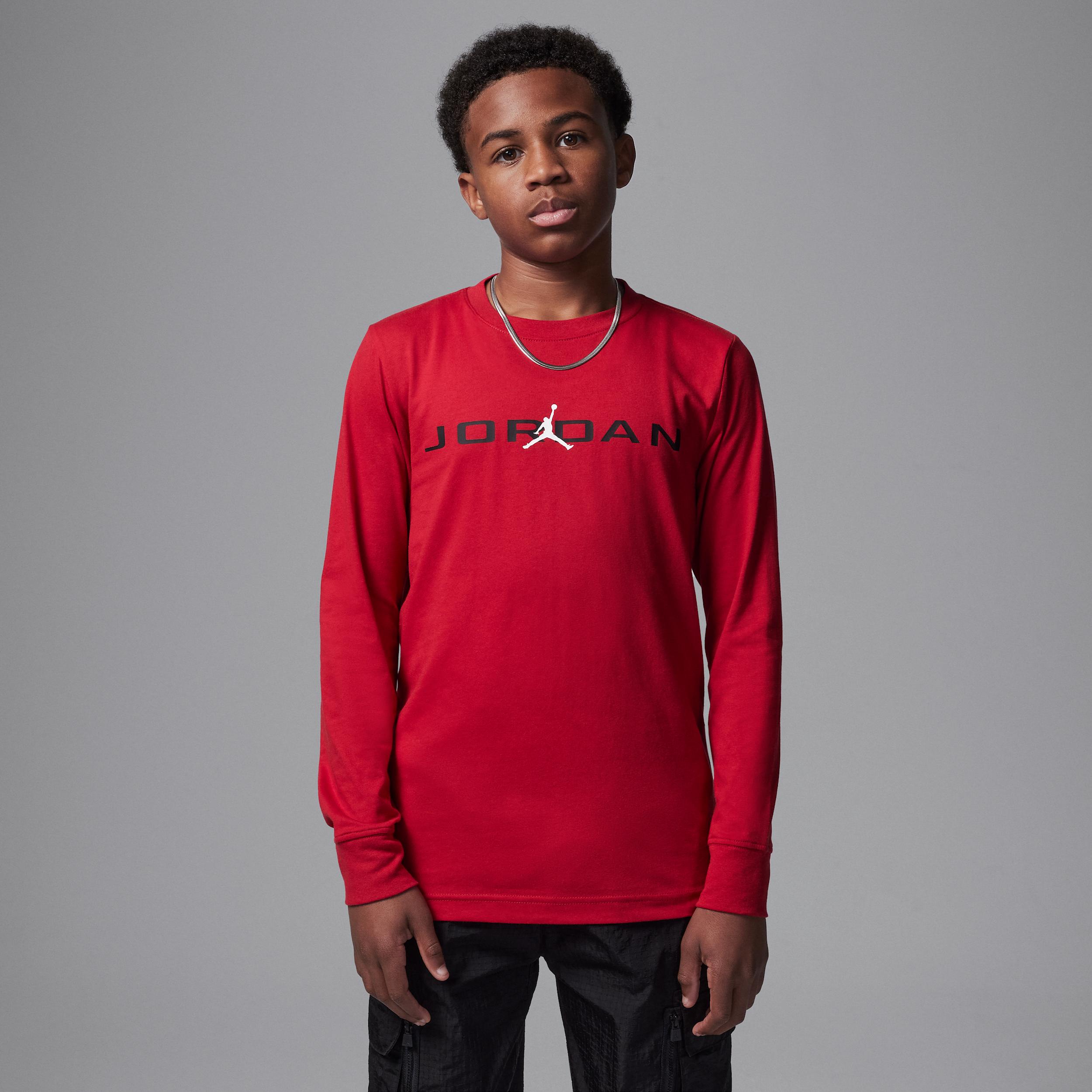 Jordan Big Kids' Baseline Long Sleeve T-Shirt by JORDAN