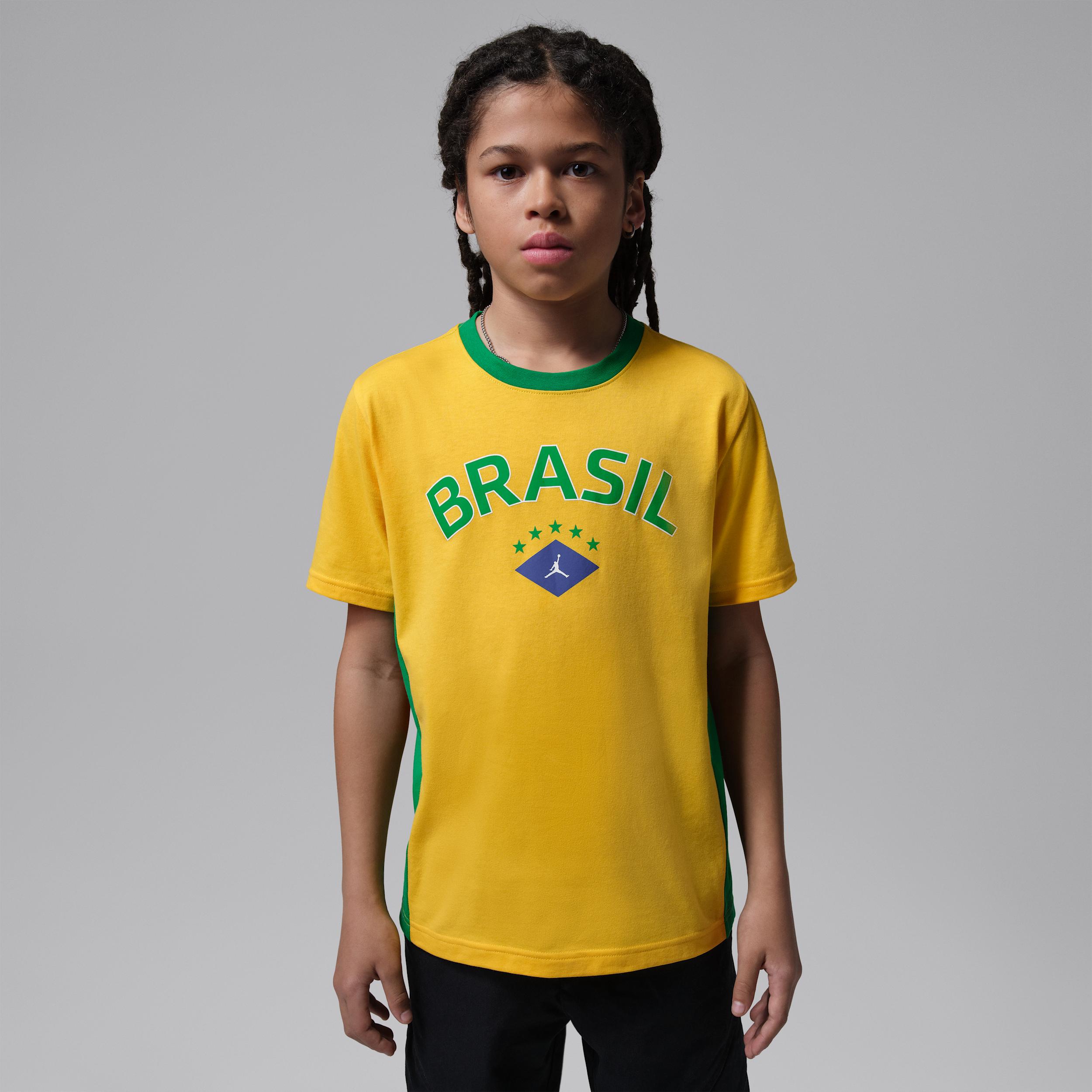 Jordan Big Kids' Brasil Graphic T-Shirt by JORDAN