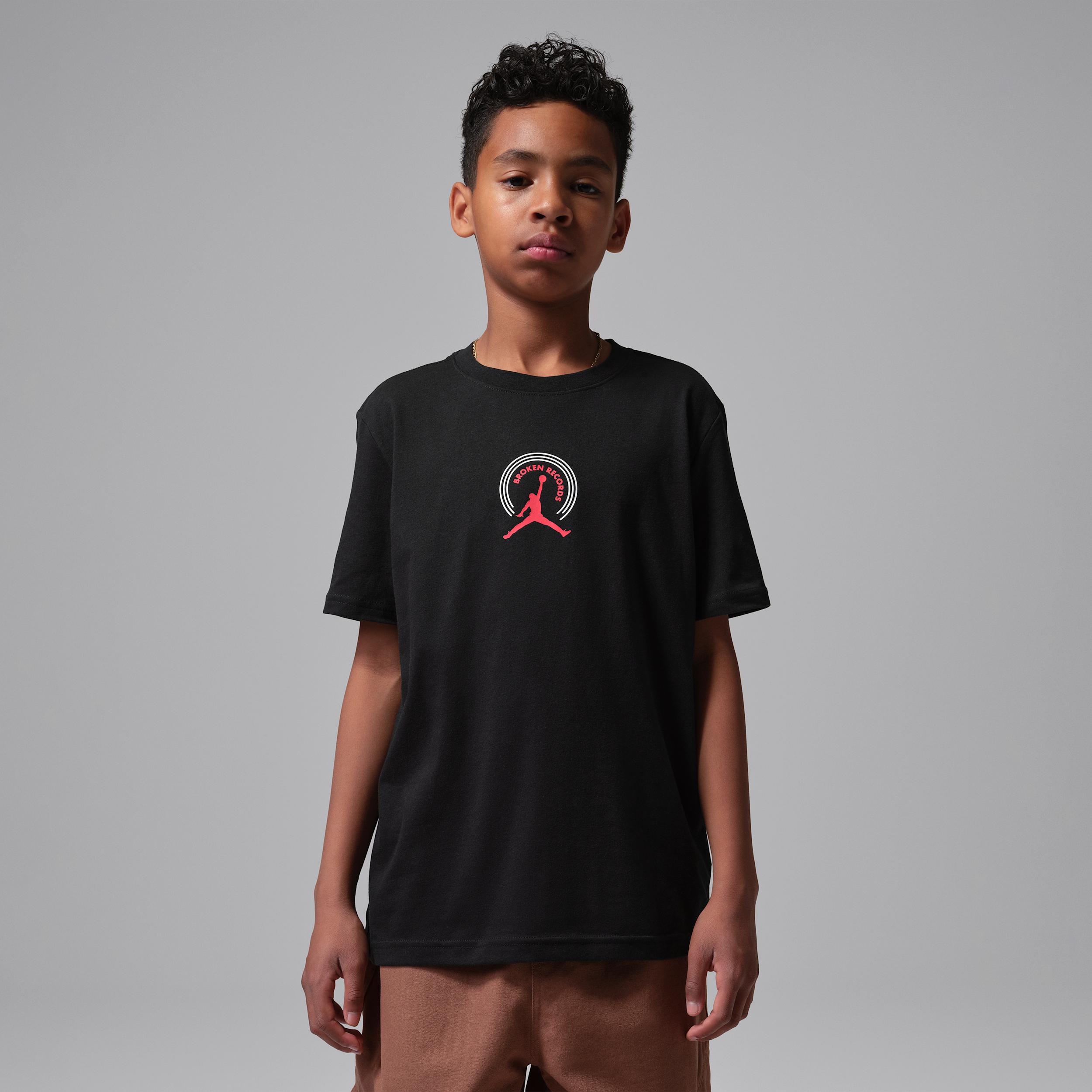 Jordan Big Kids' Broken Records T-Shirt by JORDAN