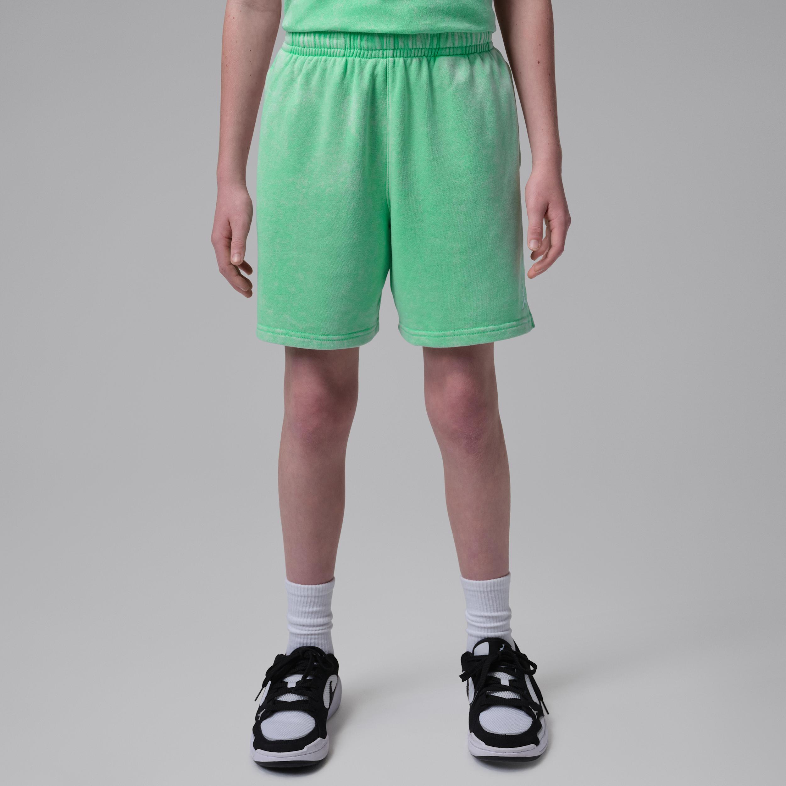 Jordan Big Kids' Brooklyn Washed French Terry Shorts by JORDAN