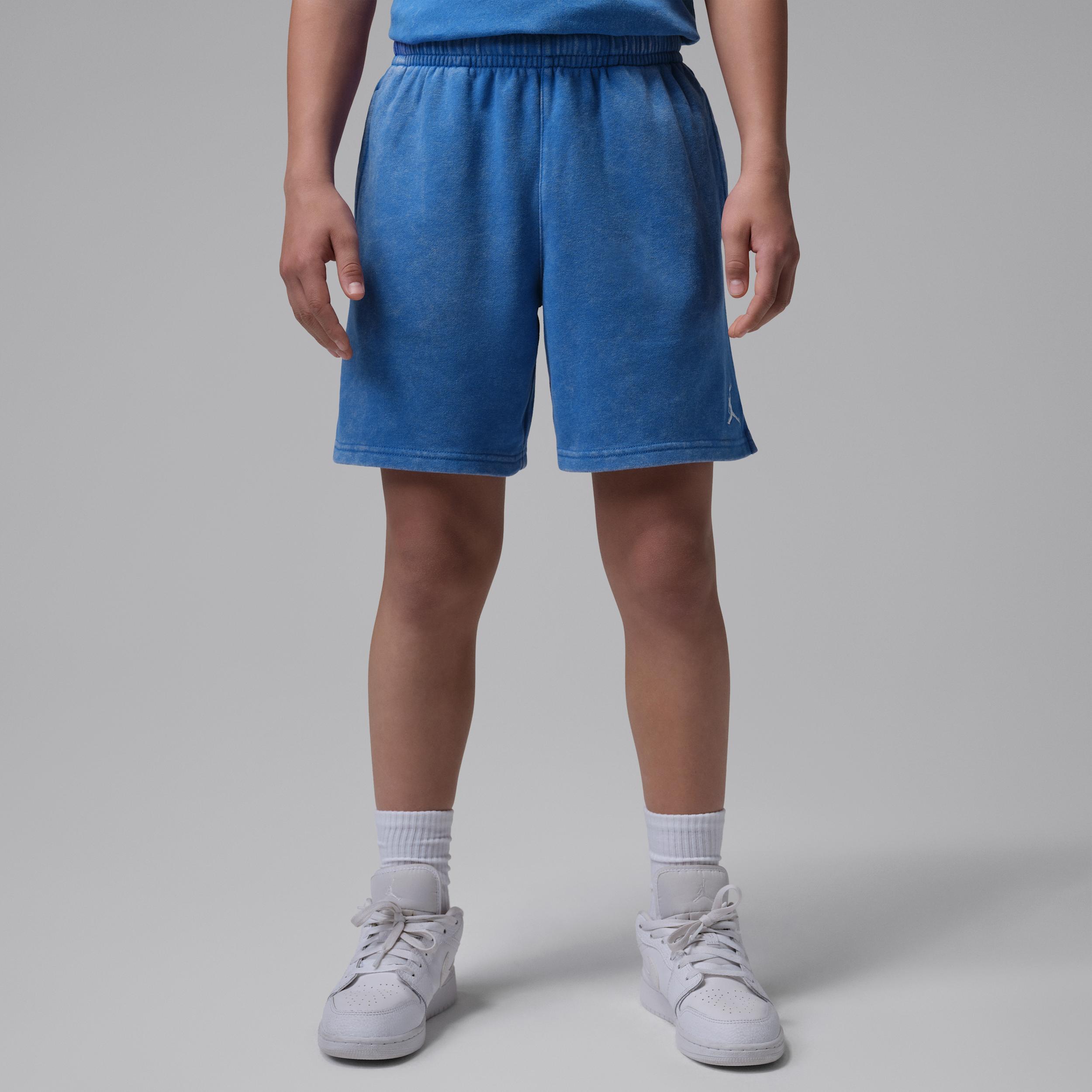 Jordan Big Kids' Brooklyn Washed French Terry Shorts by JORDAN