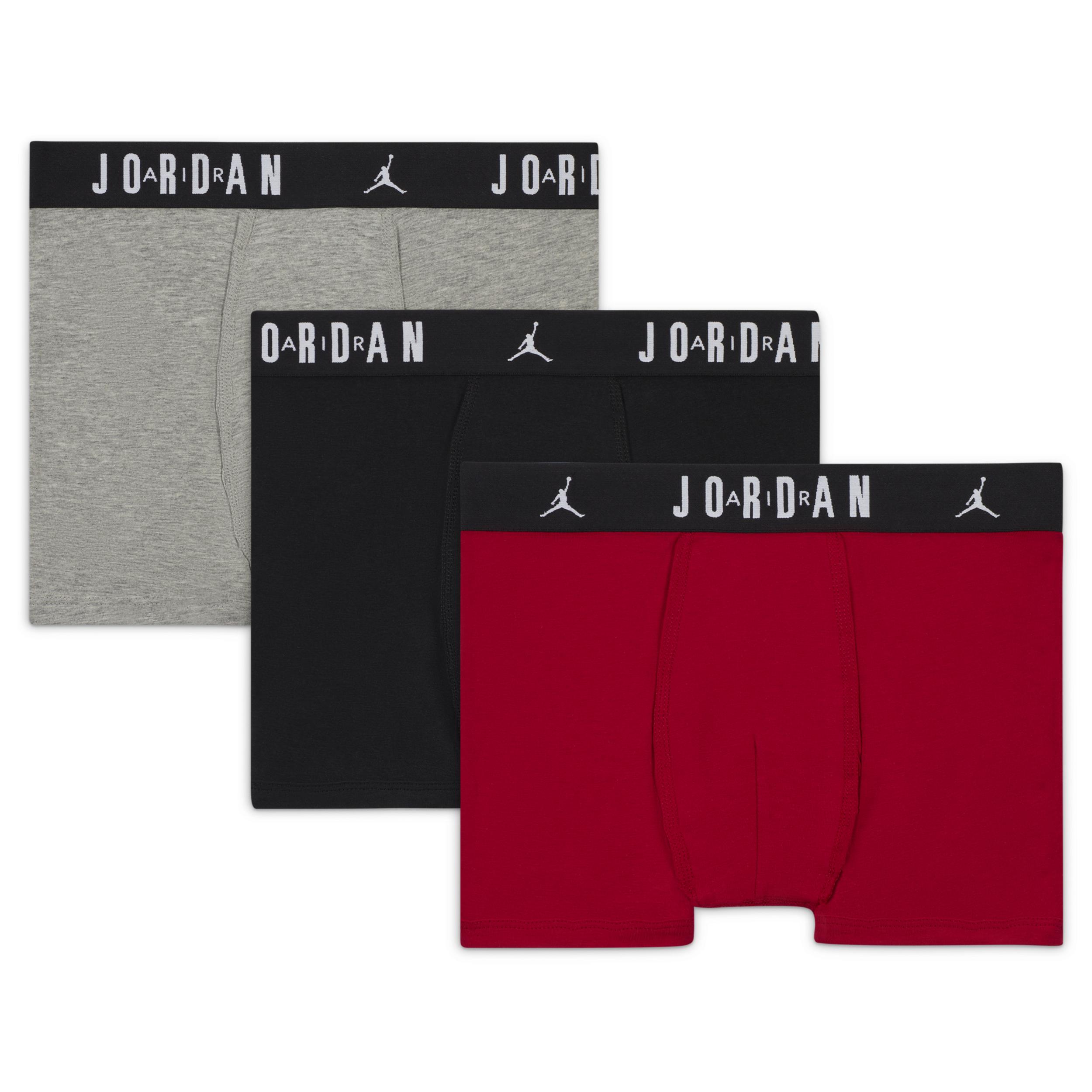 Jordan Big Kids' Cotton Core Boxer Briefs (3-Pack) by JORDAN