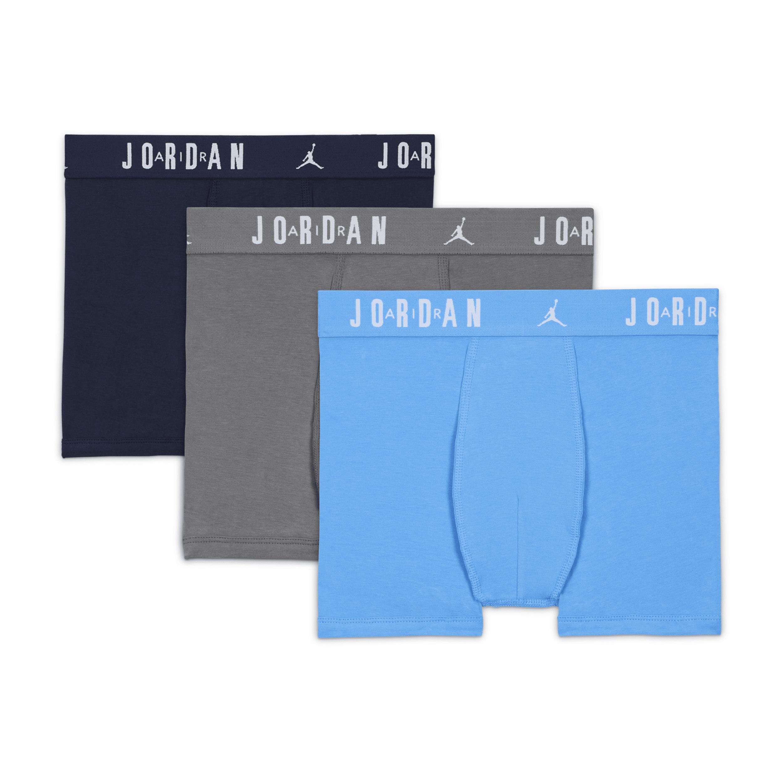 Jordan Big Kids' Cotton Core Boxer Briefs (3-Pack) by JORDAN