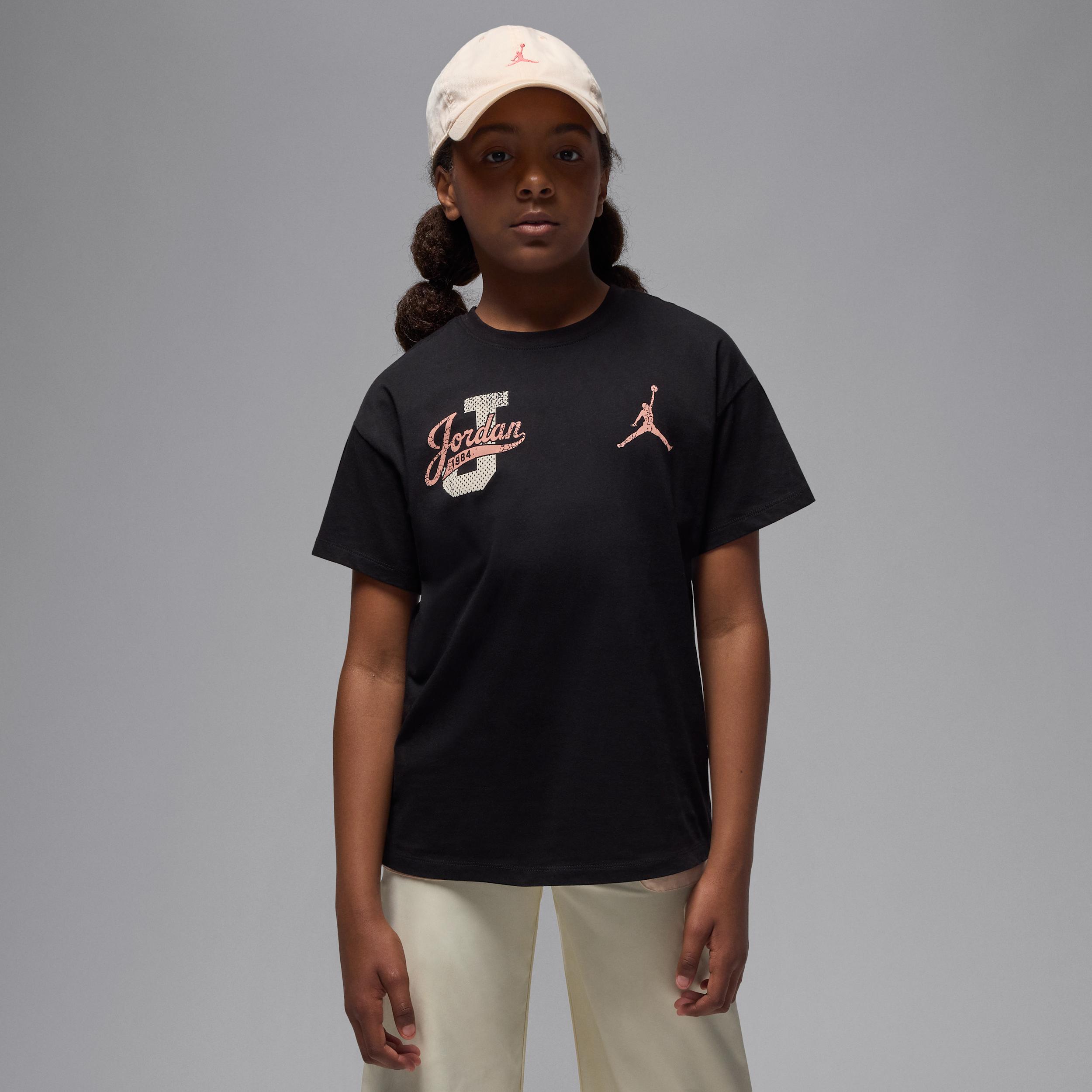 Jordan Big Kids' Distressed Collegiate T-Shirt by JORDAN