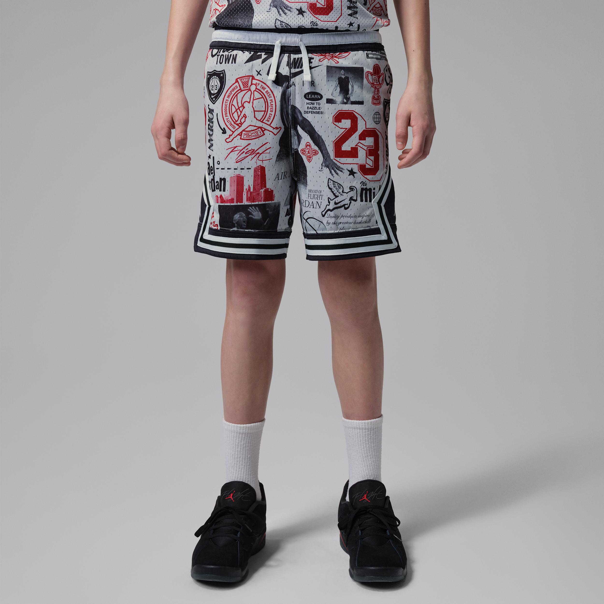 Jordan Big Kids' Dri-FIT Printed Sport Diamond Shorts by JORDAN