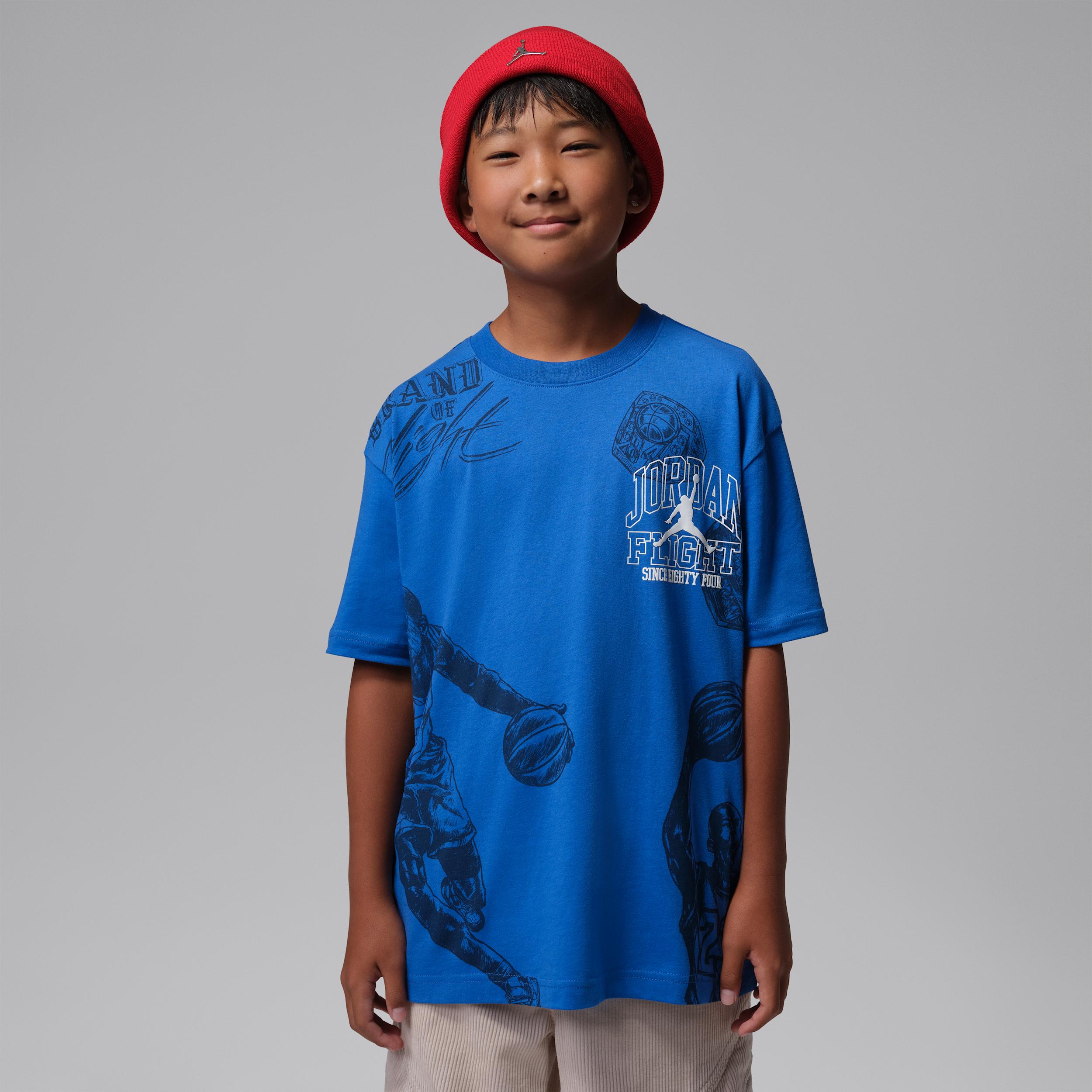 Jordan Big Kids' Fireside Graphic T-Shirt by JORDAN