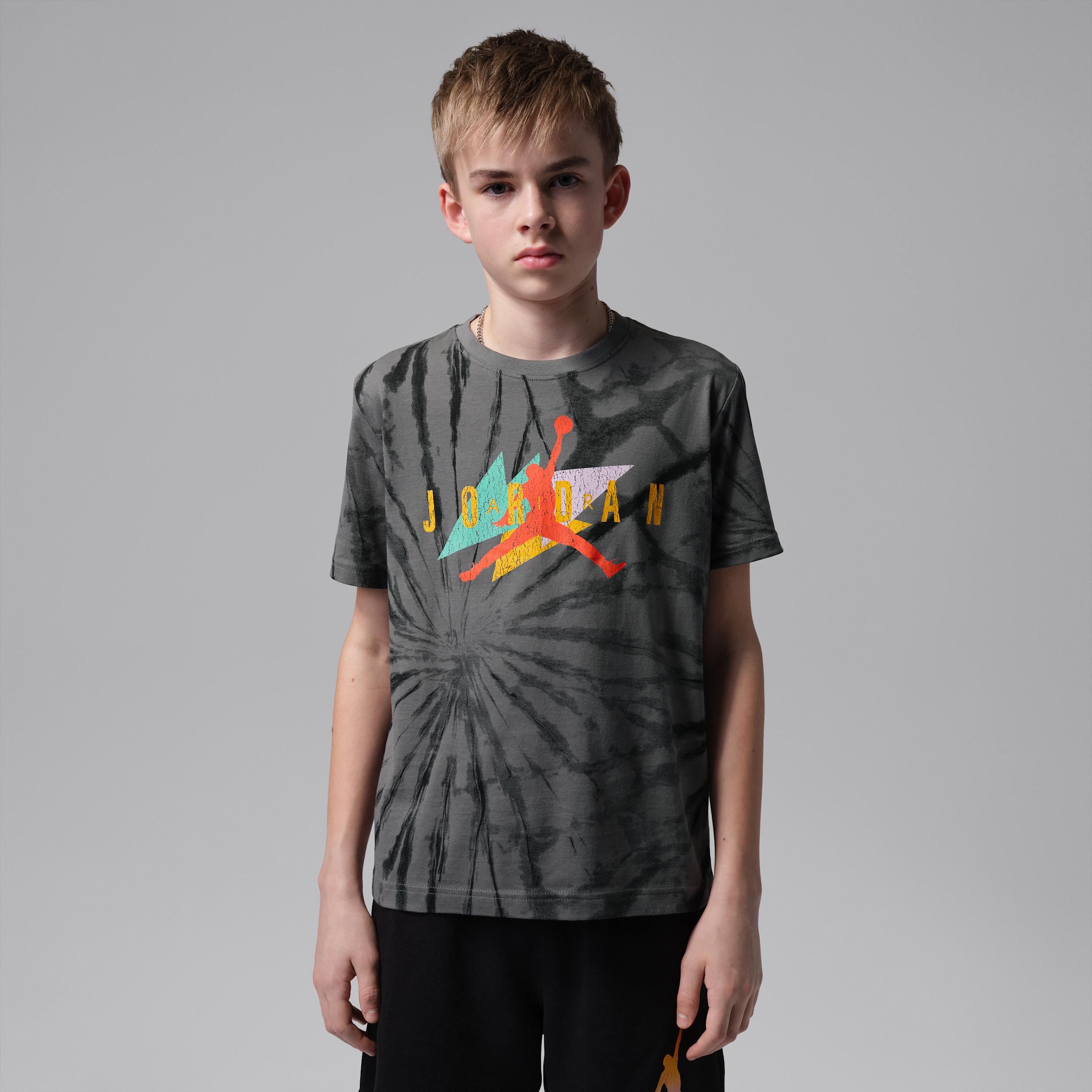 Jordan Big Kids' Geo Tie Dye T-Shirt by JORDAN