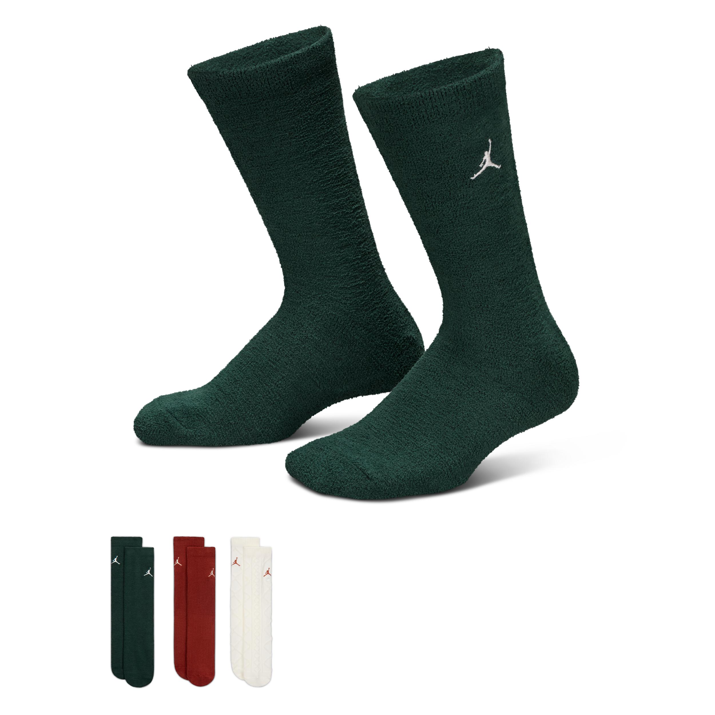 Jordan Big Kids' Holiday '25 Gifting Crew Socks (3 Pairs) by JORDAN