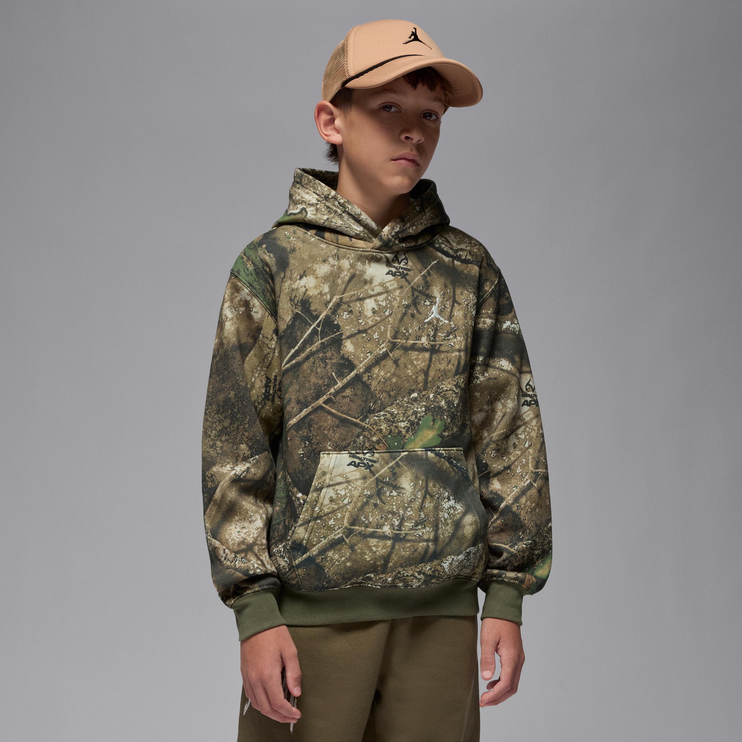 Jordan Big Kids' Realtree Pullover Hoodie by JORDAN