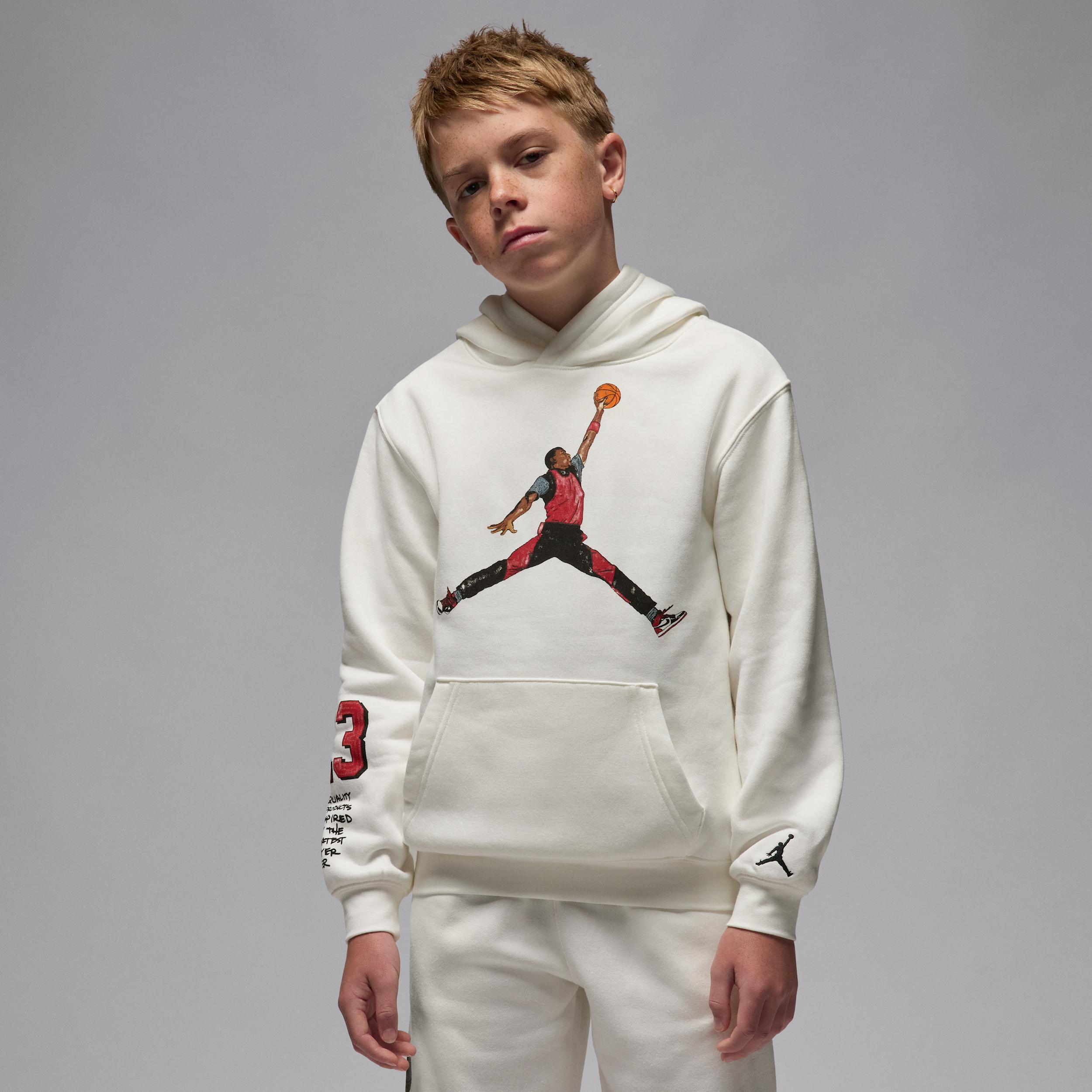 Jordan Big Kids' Sketch Pullover Hoodie by JORDAN