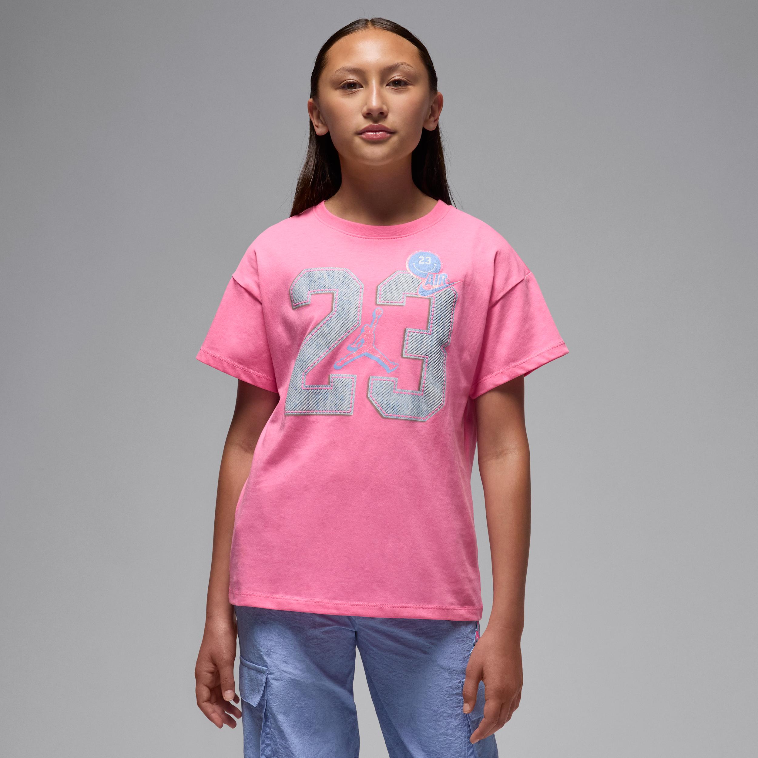 Jordan Blue Jeans and Bling Big Kids' T-Shirt by JORDAN