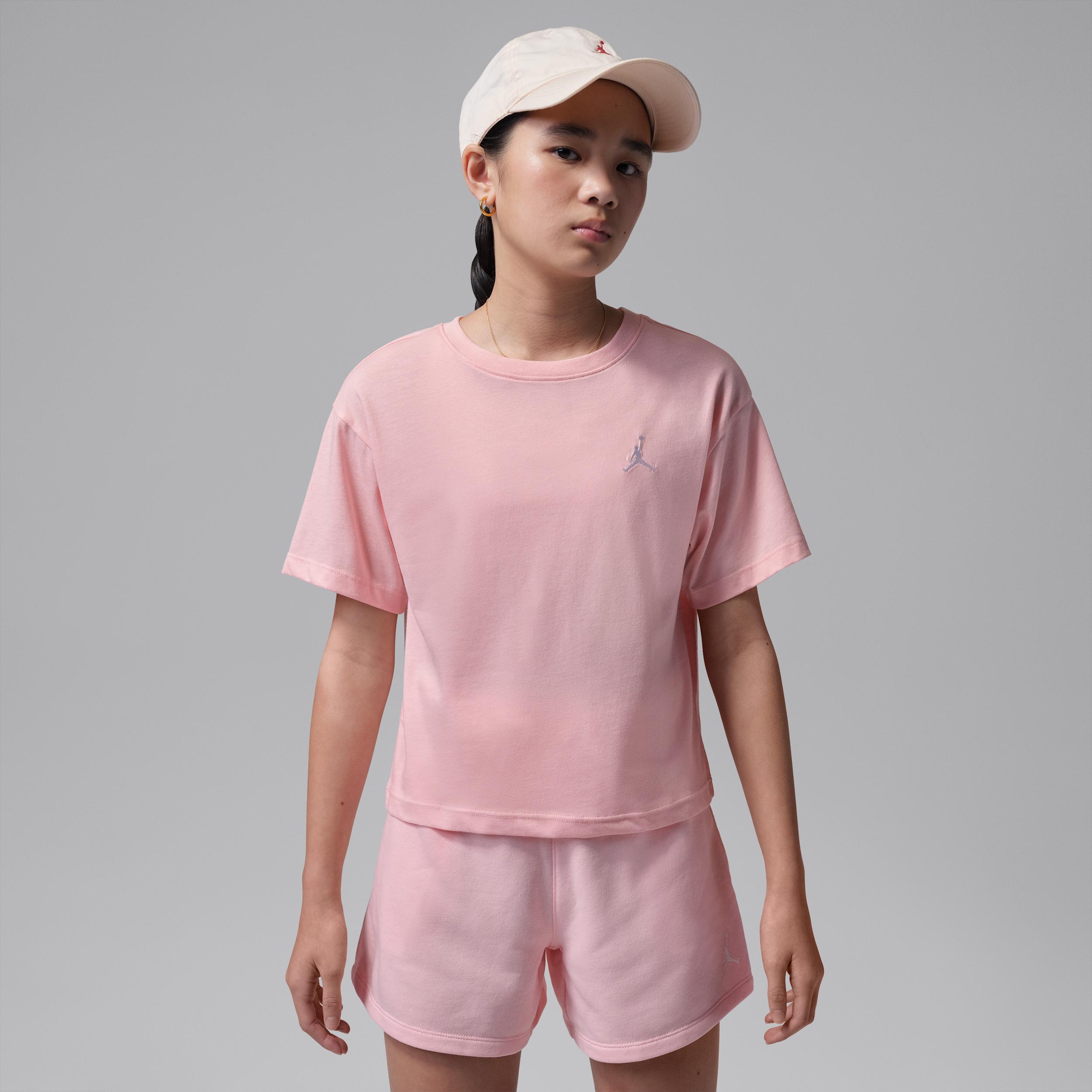 Jordan Brooklyn Essentials Little Kids' Embroidered T-Shirt by JORDAN