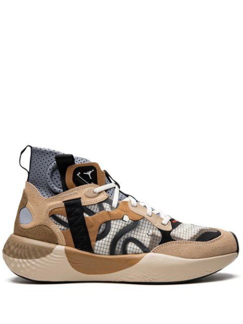 Jordan Delta 3 "hemp/sail/dark driftwood/latta" sneakers by JORDAN
