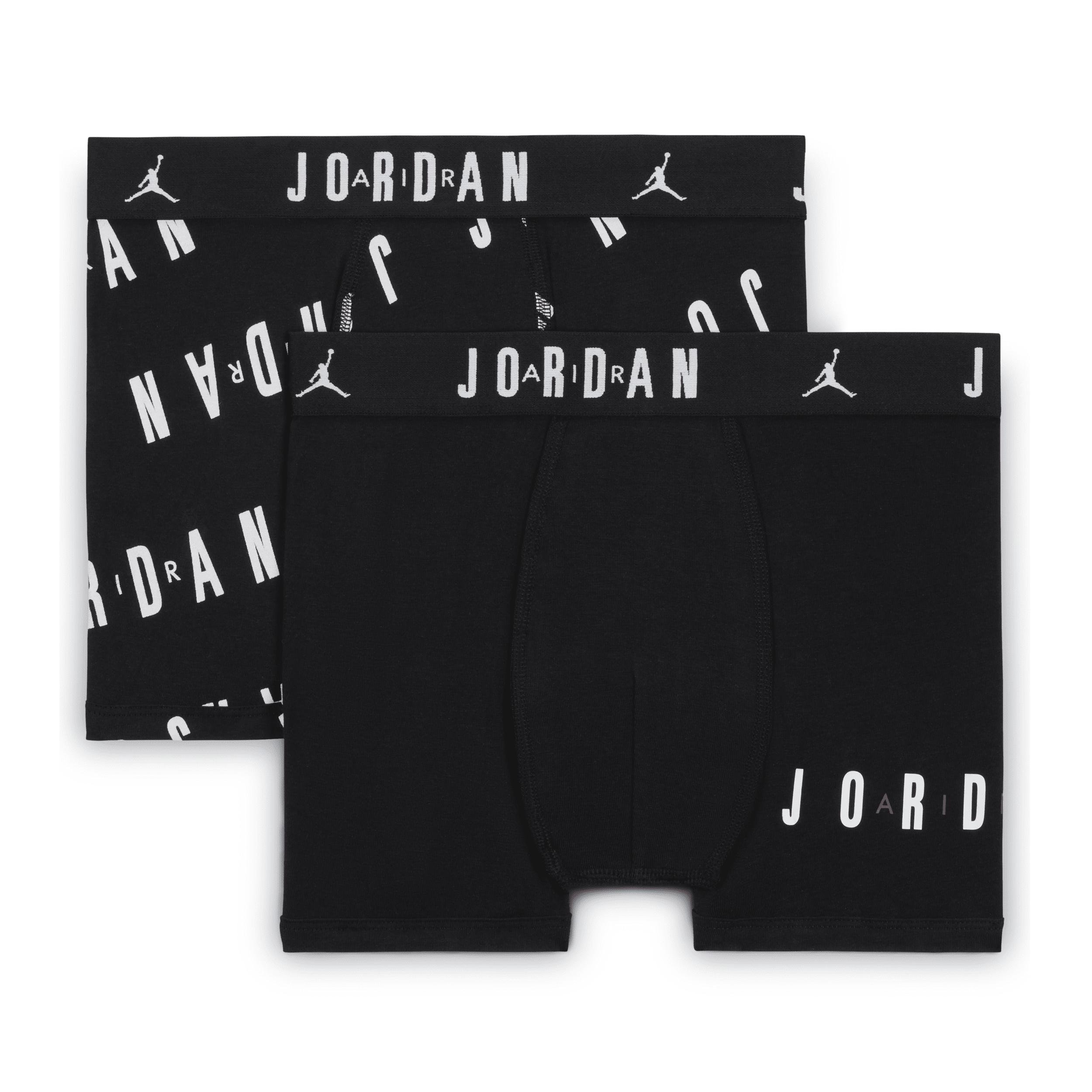 Jordan Dri-FIT Flight Essentials Big Kids' Cotton Boxer Briefs (2-Pack) by JORDAN